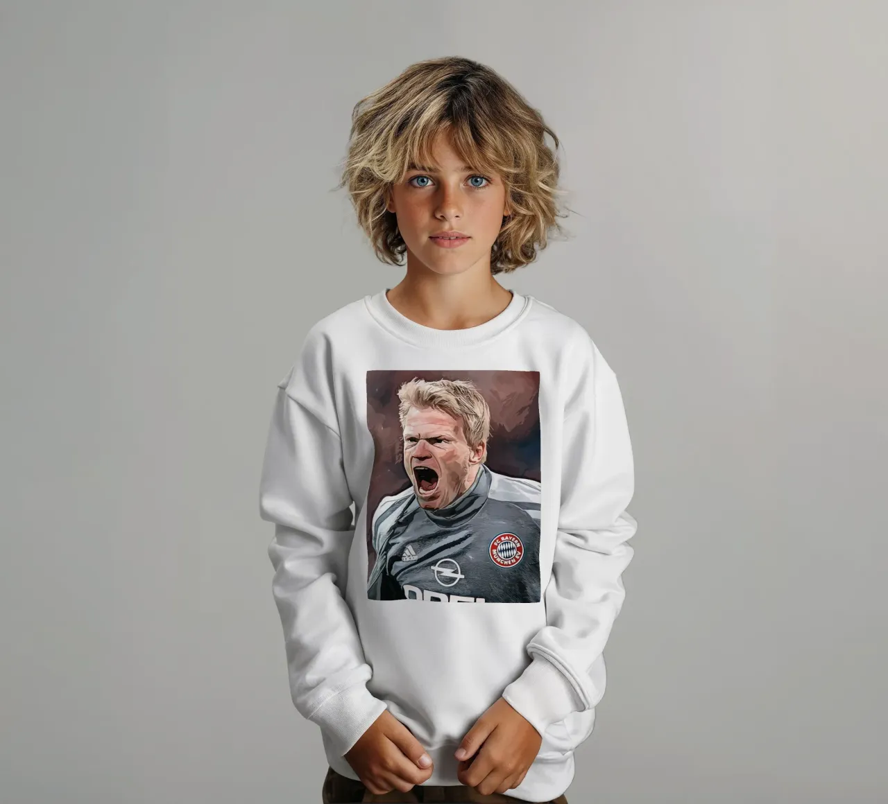 Oliver Kahn felpa bambino da dan band