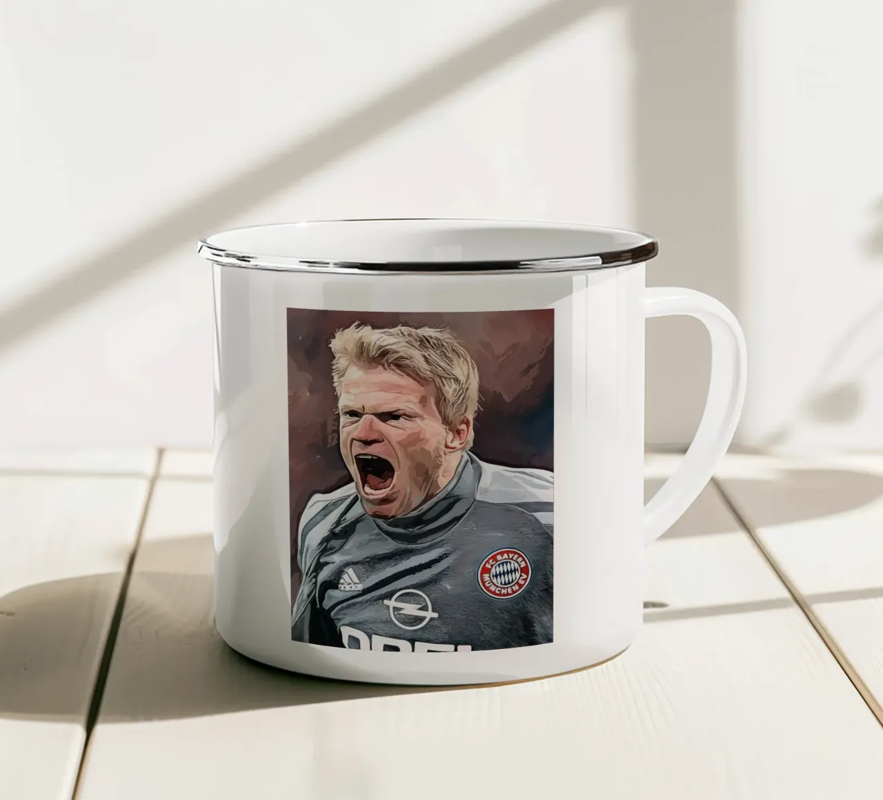 Oliver Kahn tazza in smalto da dan band