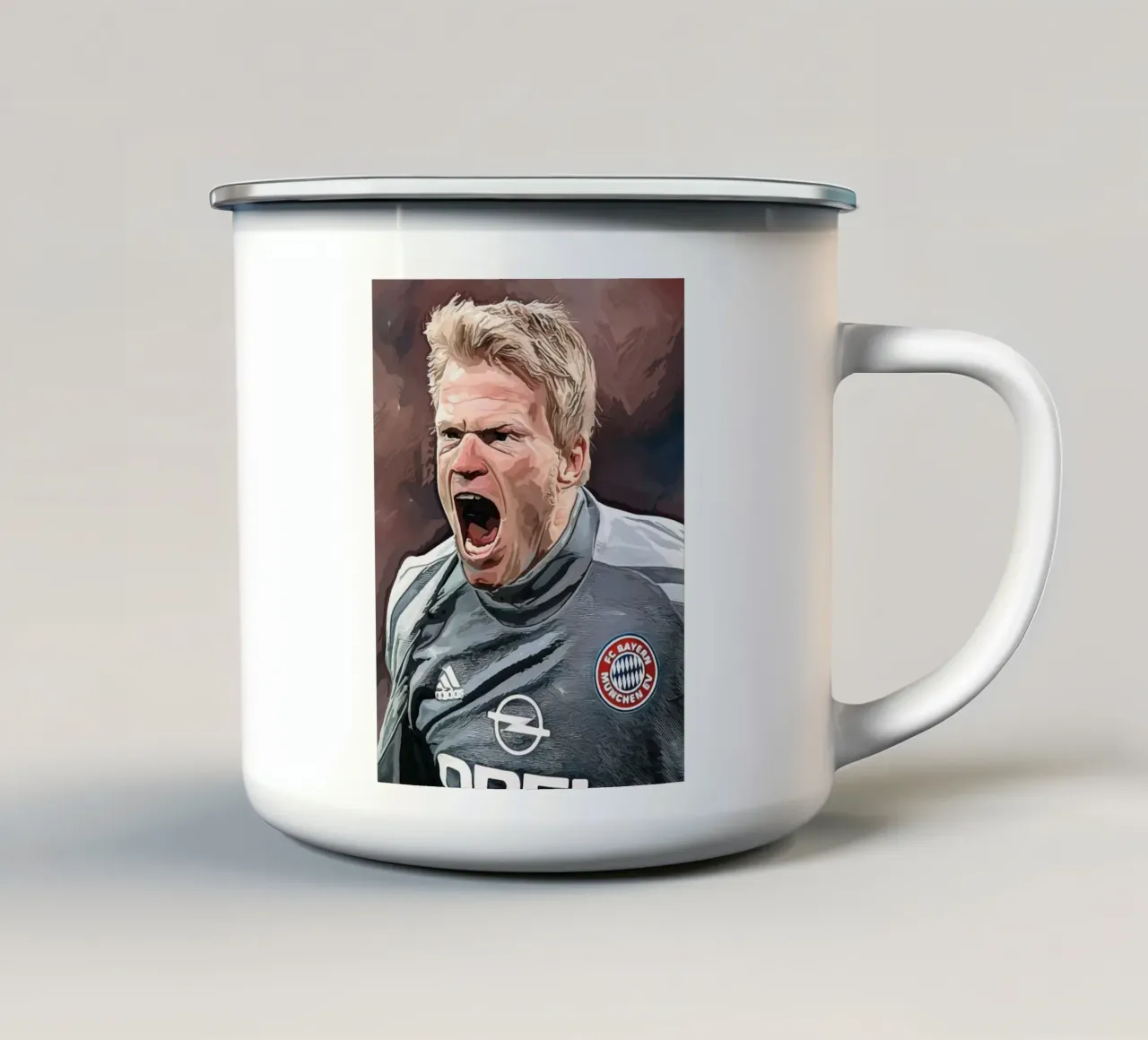 Oliver Kahn tazza in smalto da dan band