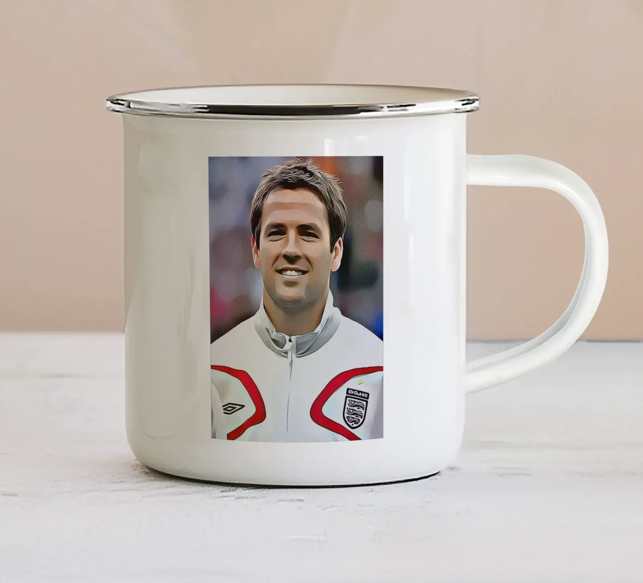 Michael Owen tazza in smalto da dan band