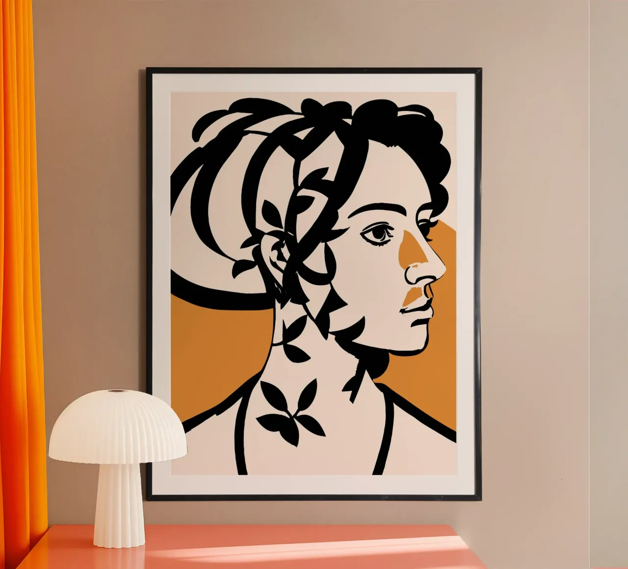 Plantita poster con telaio in plastica da Artsy Bessy