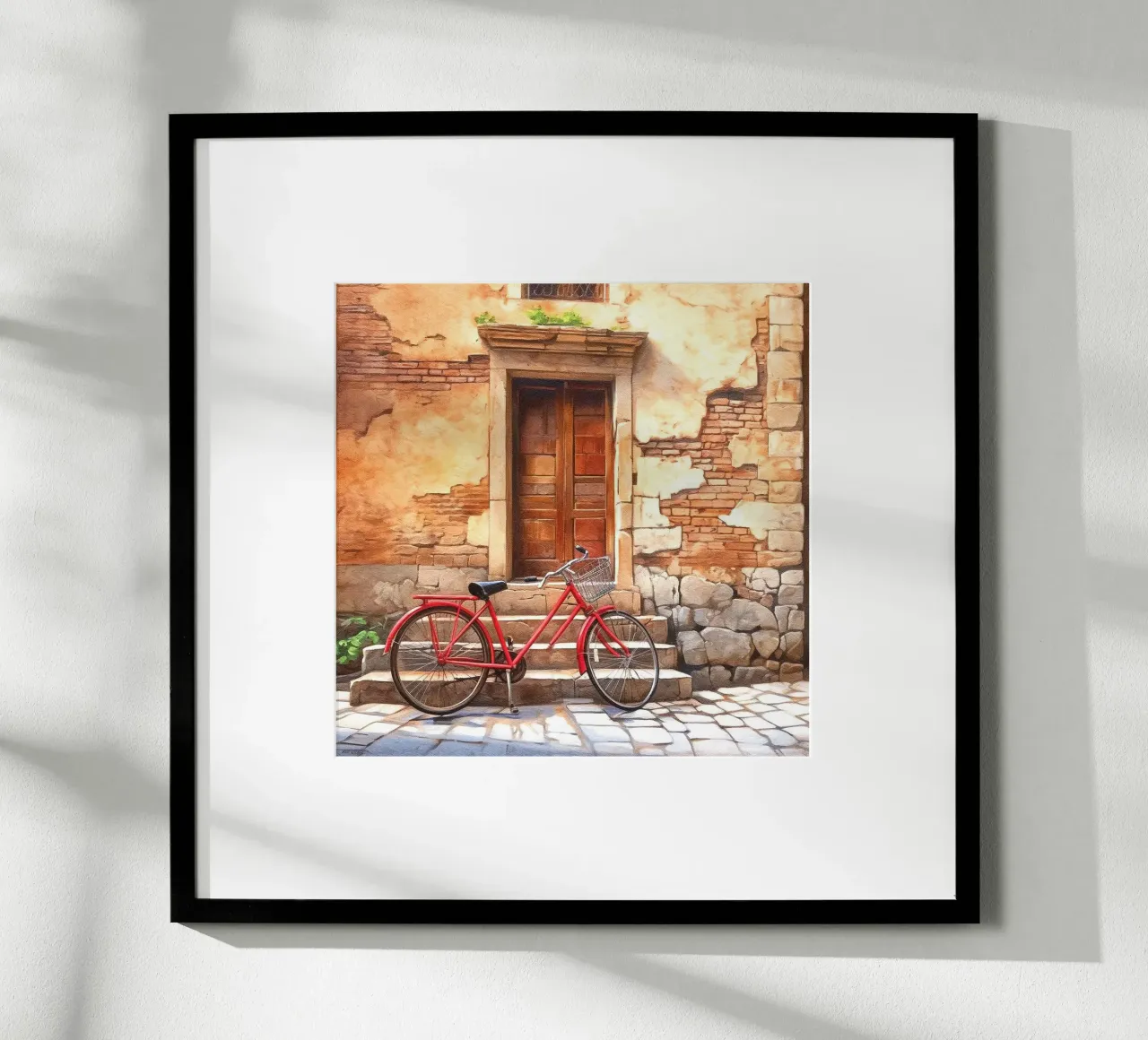 Bicycle poster con telaio in legno da Artsy Bessy