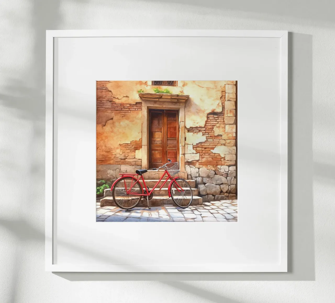 Bicycle poster con telaio in legno da Artsy Bessy