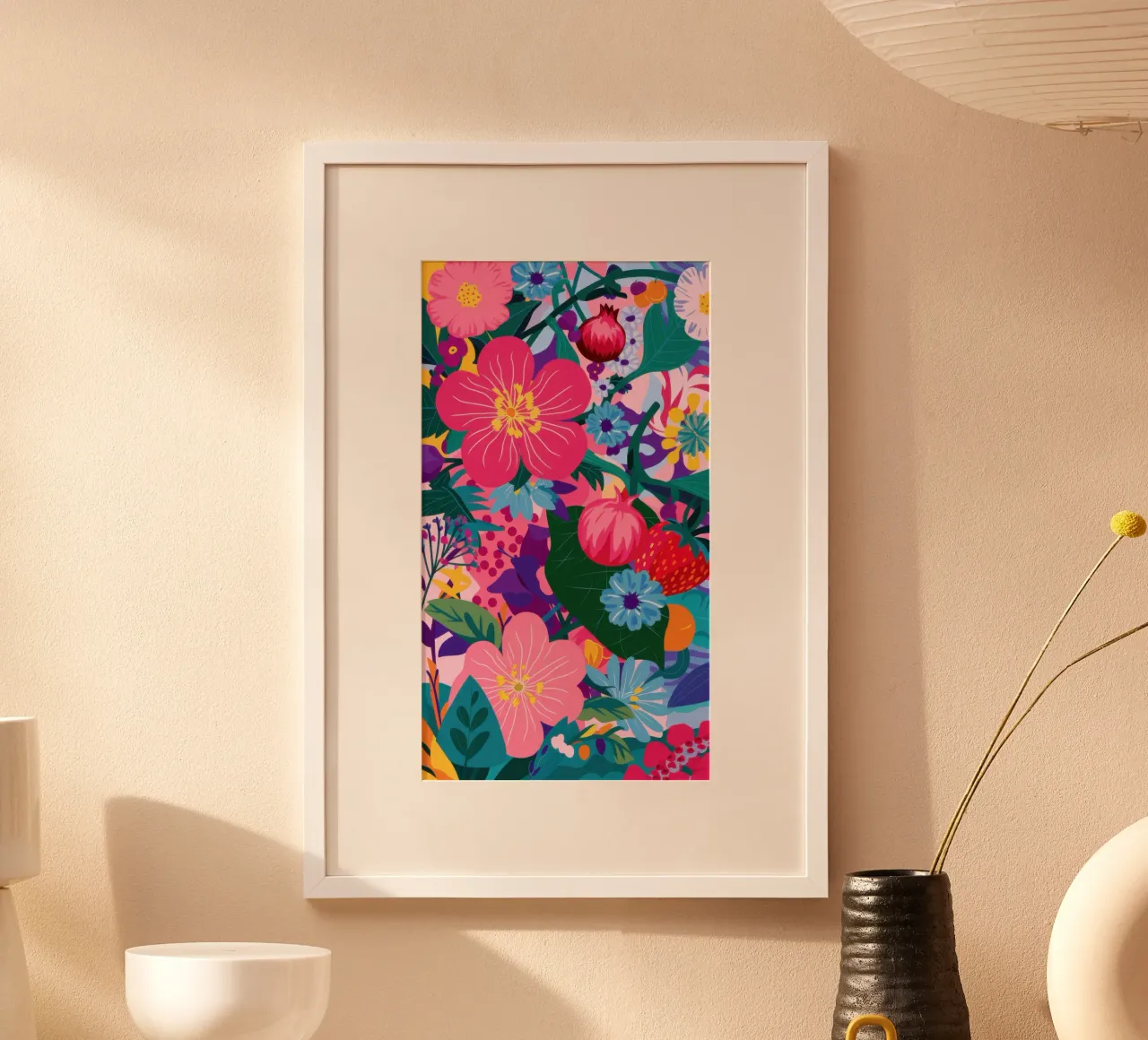 Rivolta di fiori tropicali poster da Echo Saber