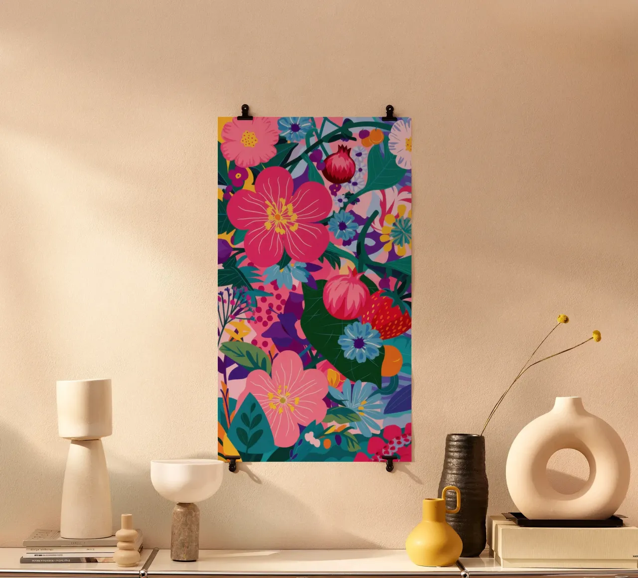 Rivolta di fiori tropicali poster da Echo Saber