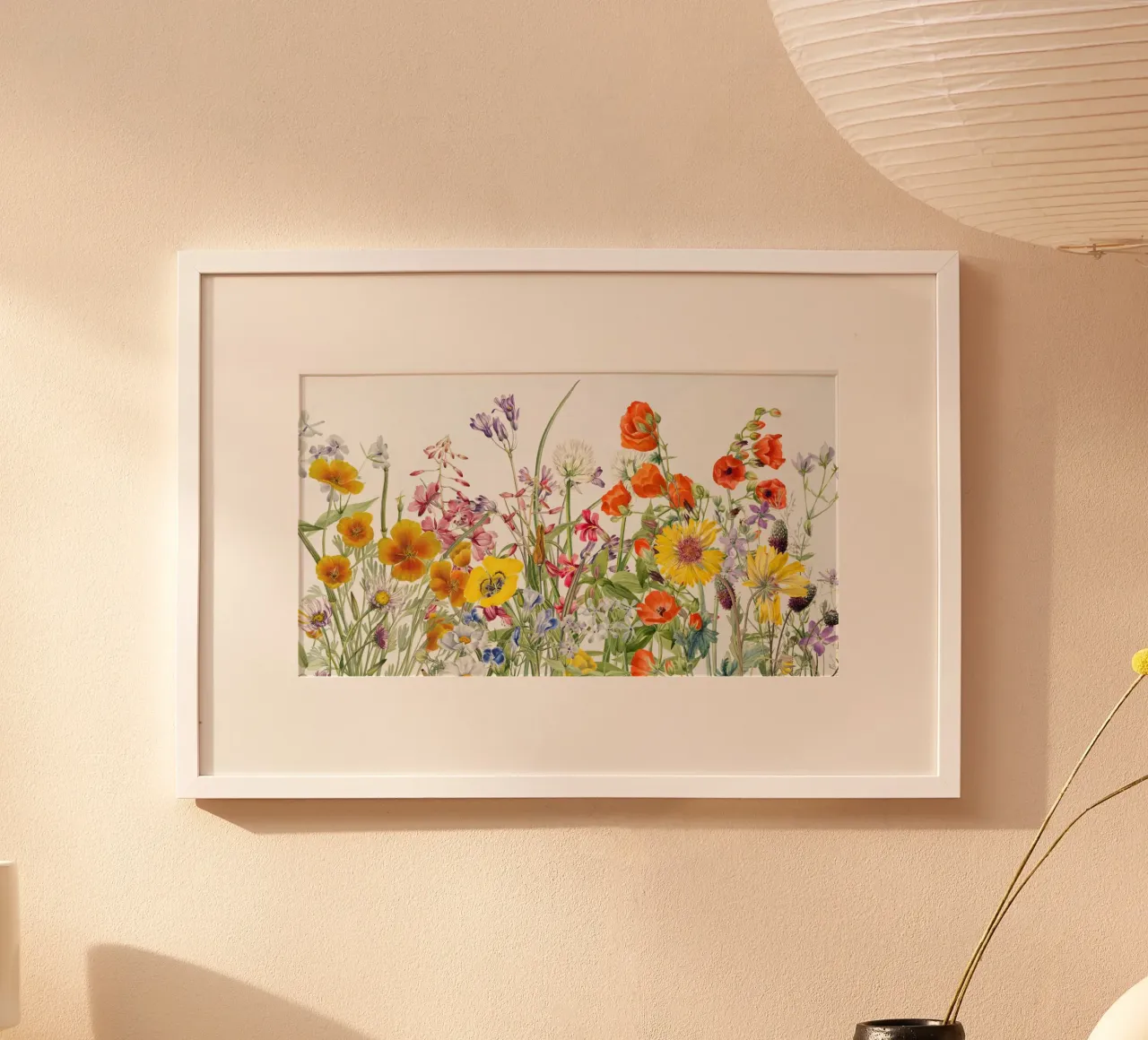 Spring is Here poster con telaio in plastica da Artsy Bessy