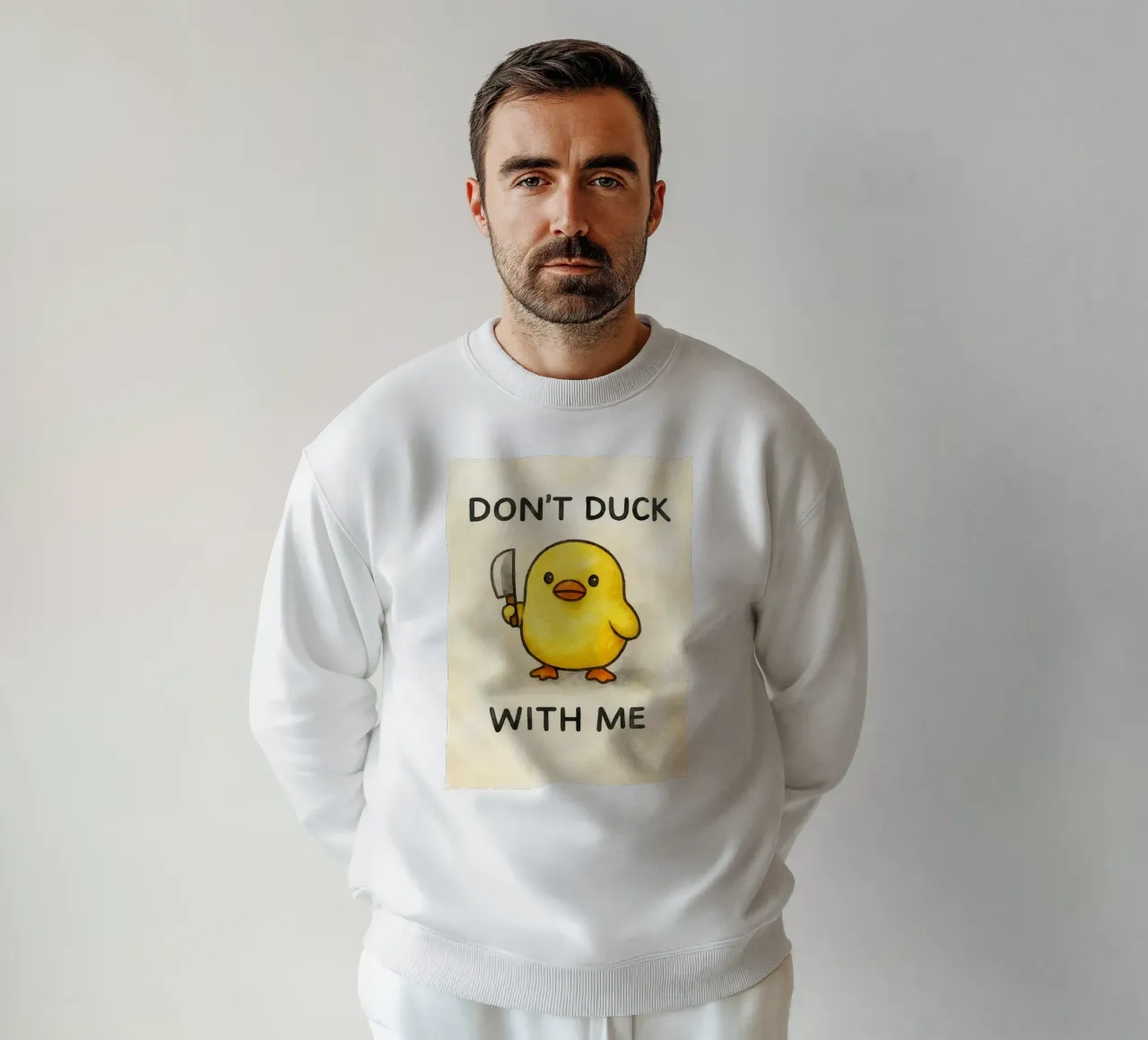 dodont duck with me funny ducknt duck with me funny duck felpa da cepeducks