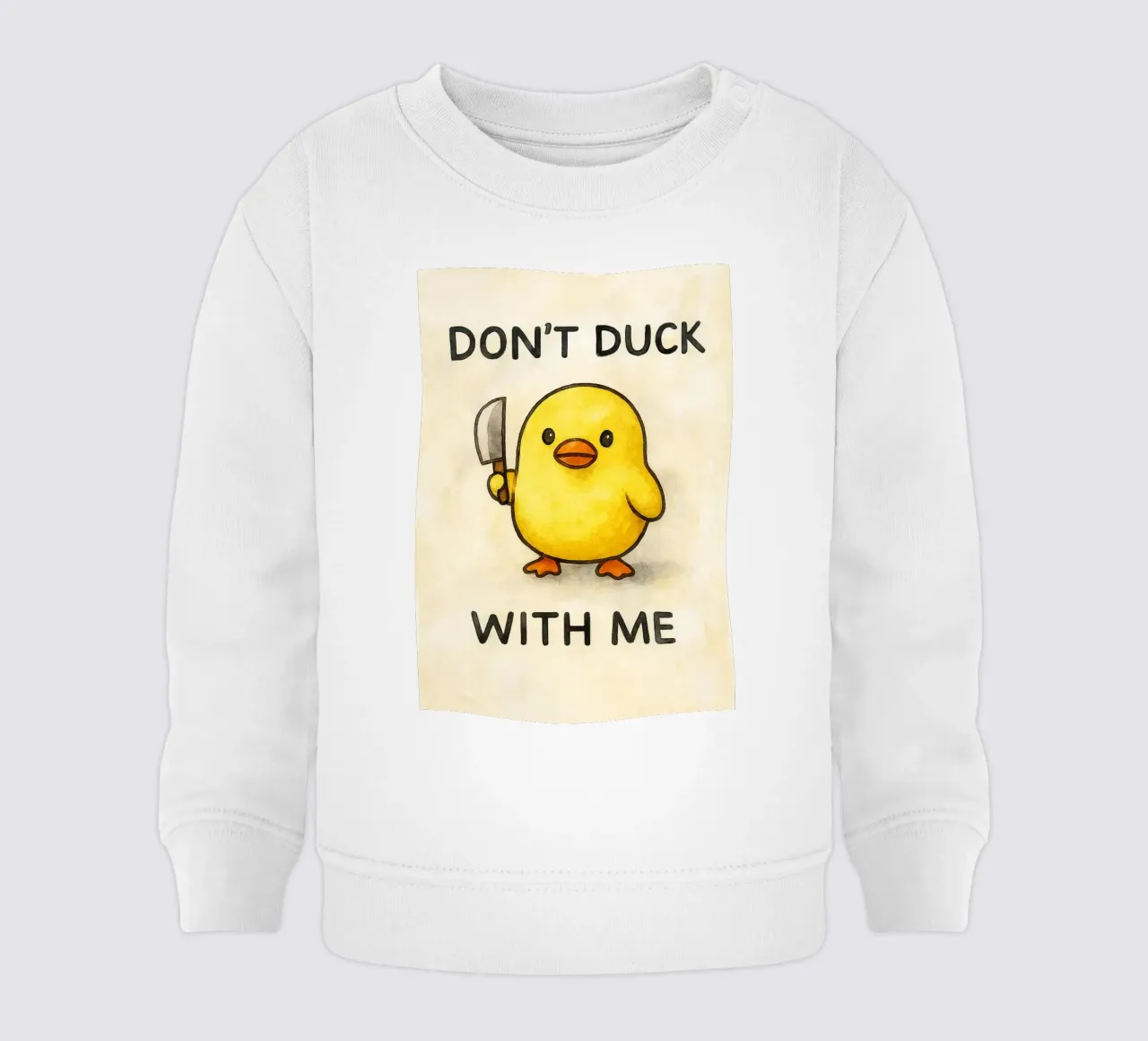 dodont duck with me funny ducknt duck with me funny duck felpa neonato da cepeducks