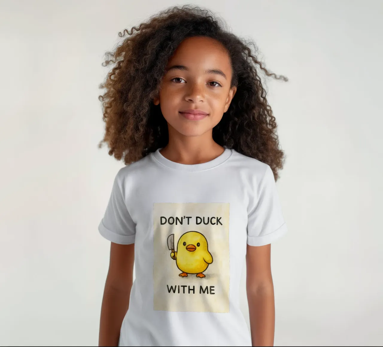 dodont duck with me funny ducknt duck with me funny duck t-shirt bambini da cepeducks