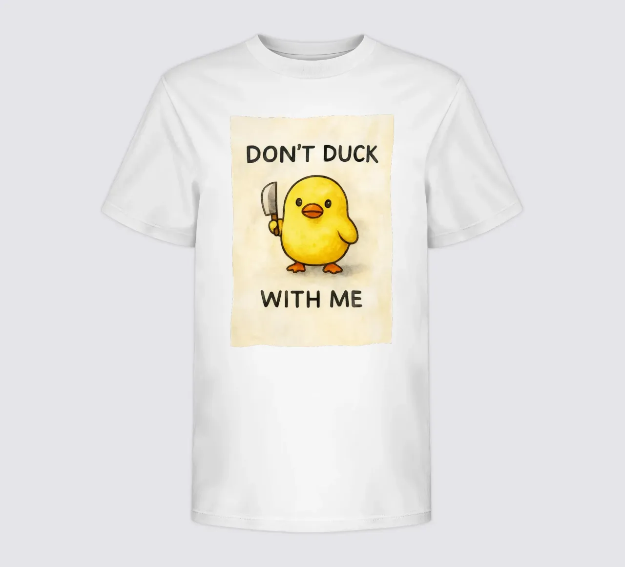 dodont duck with me funny ducknt duck with me funny duck t-shirt bambini da cepeducks
