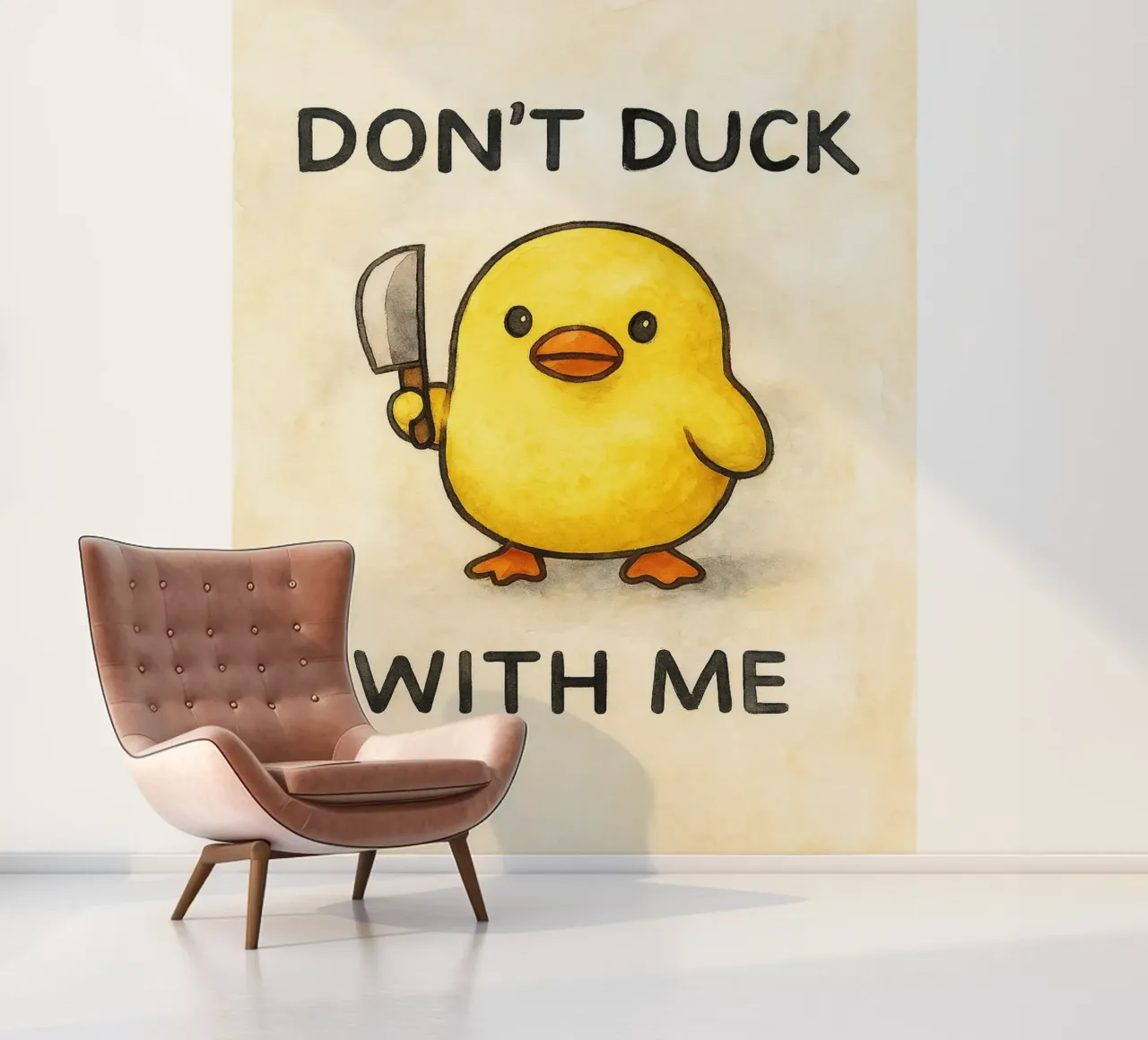 dodont duck with me funny ducknt duck with me funny duck papel para pared de cepeducks