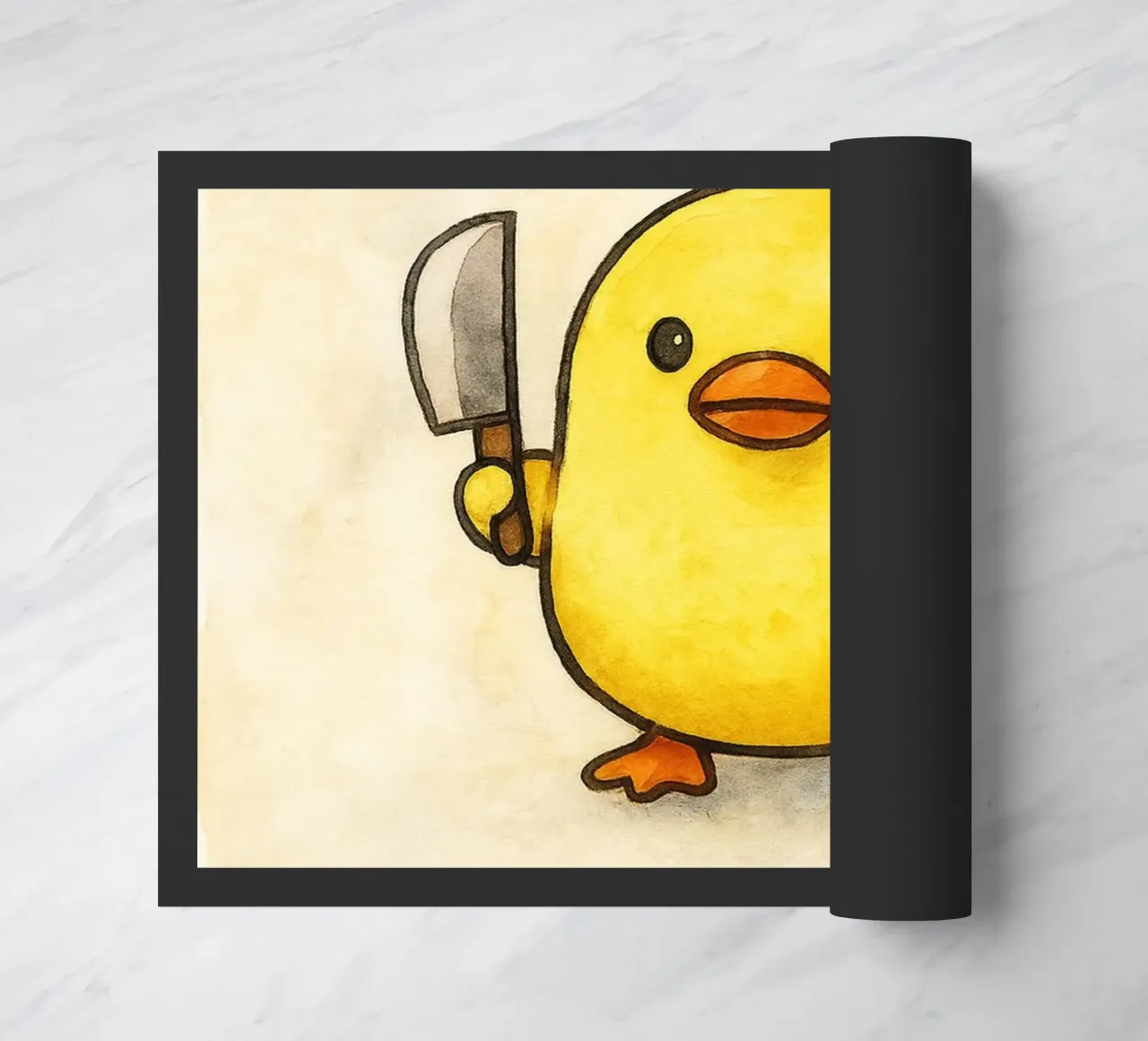 dodont duck with me funny ducknt duck with me funny duck Fußmatte von cepeducks