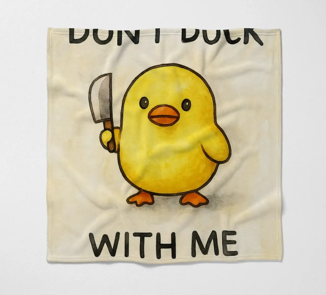 dodont duck with me funny ducknt duck with me funny duck coperta in pile da cepeducks