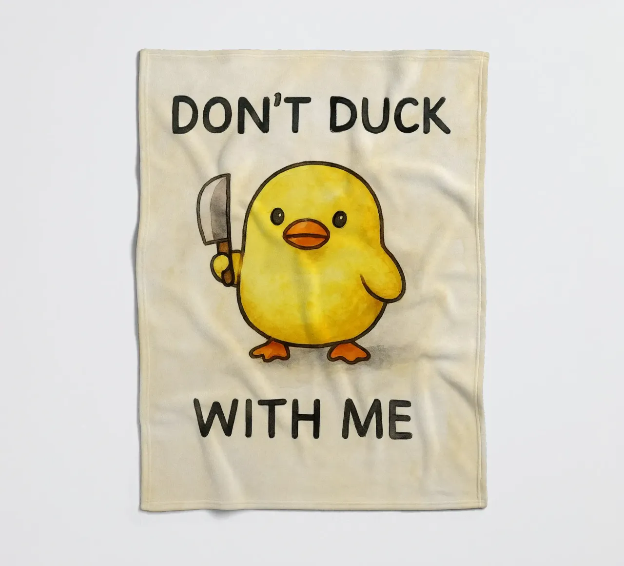 dodont duck with me funny ducknt duck with me funny duck coperta in pile da cepeducks