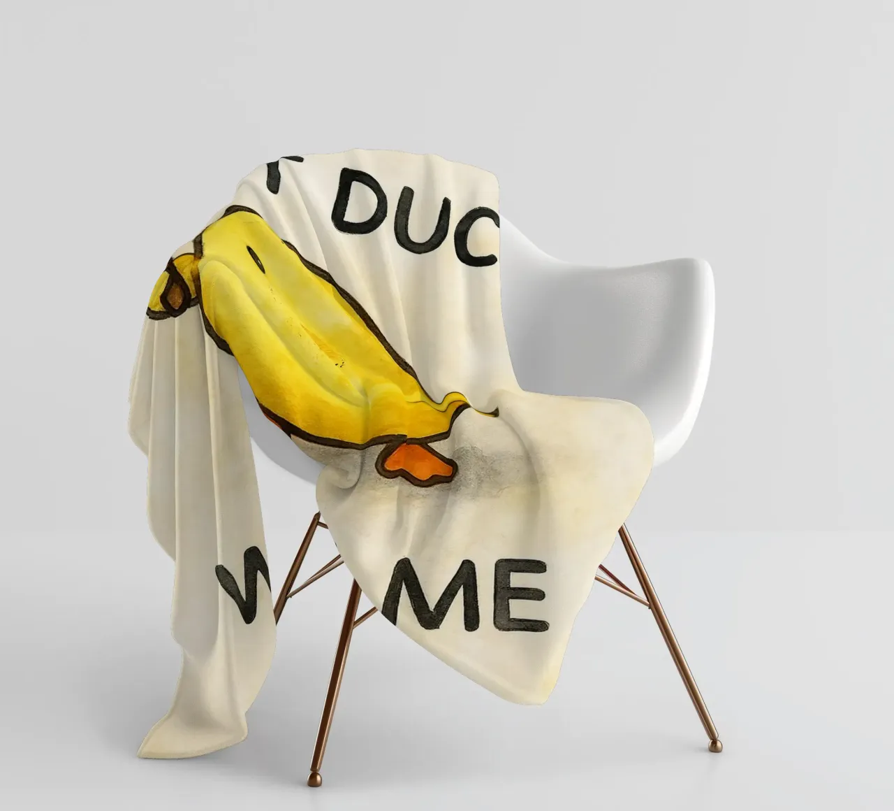 dodont duck with me funny ducknt duck with me funny duck coperta in pile da cepeducks