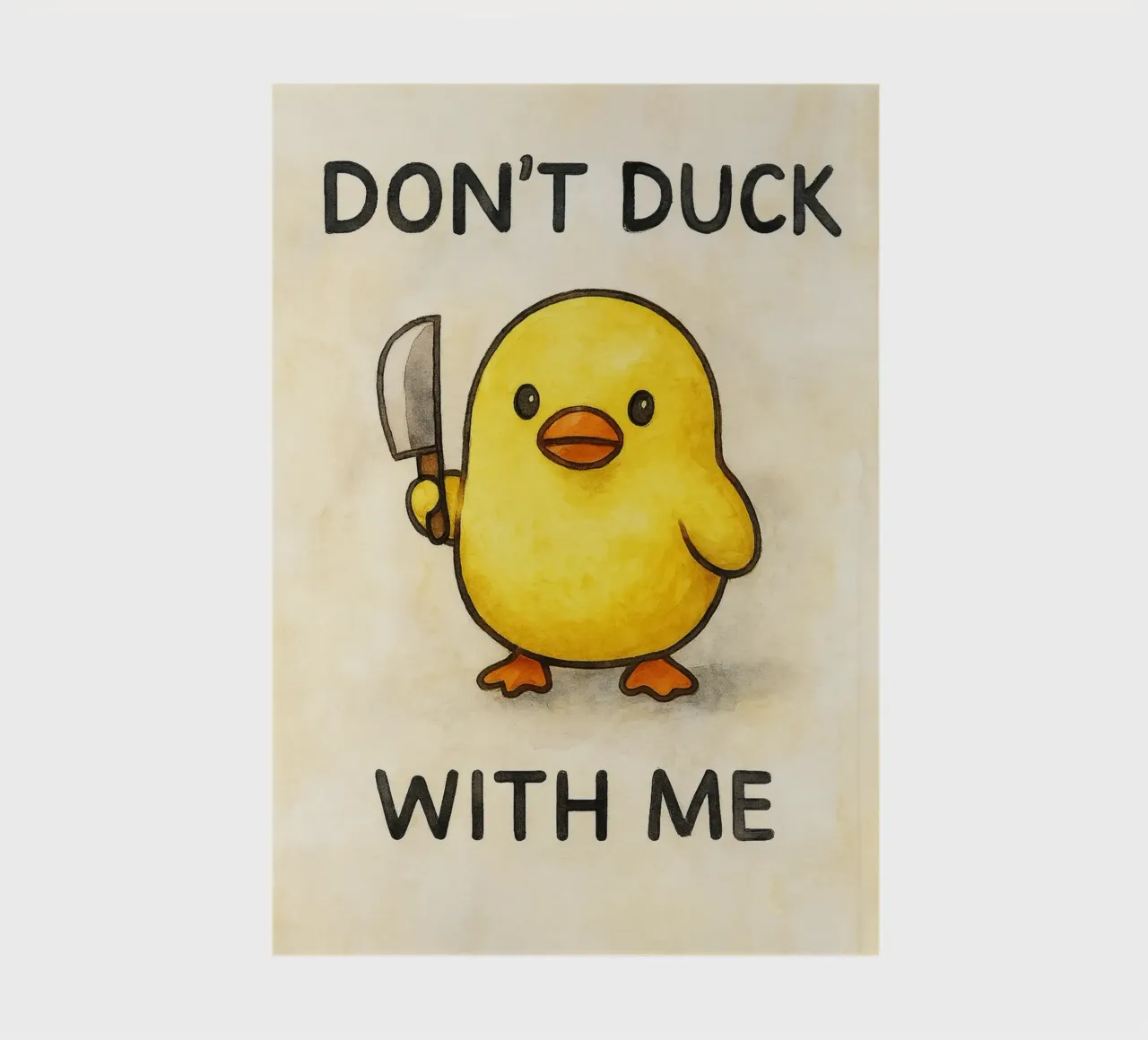 dodont duck with me funny ducknt duck with me funny duck Notizbuch von cepeducks