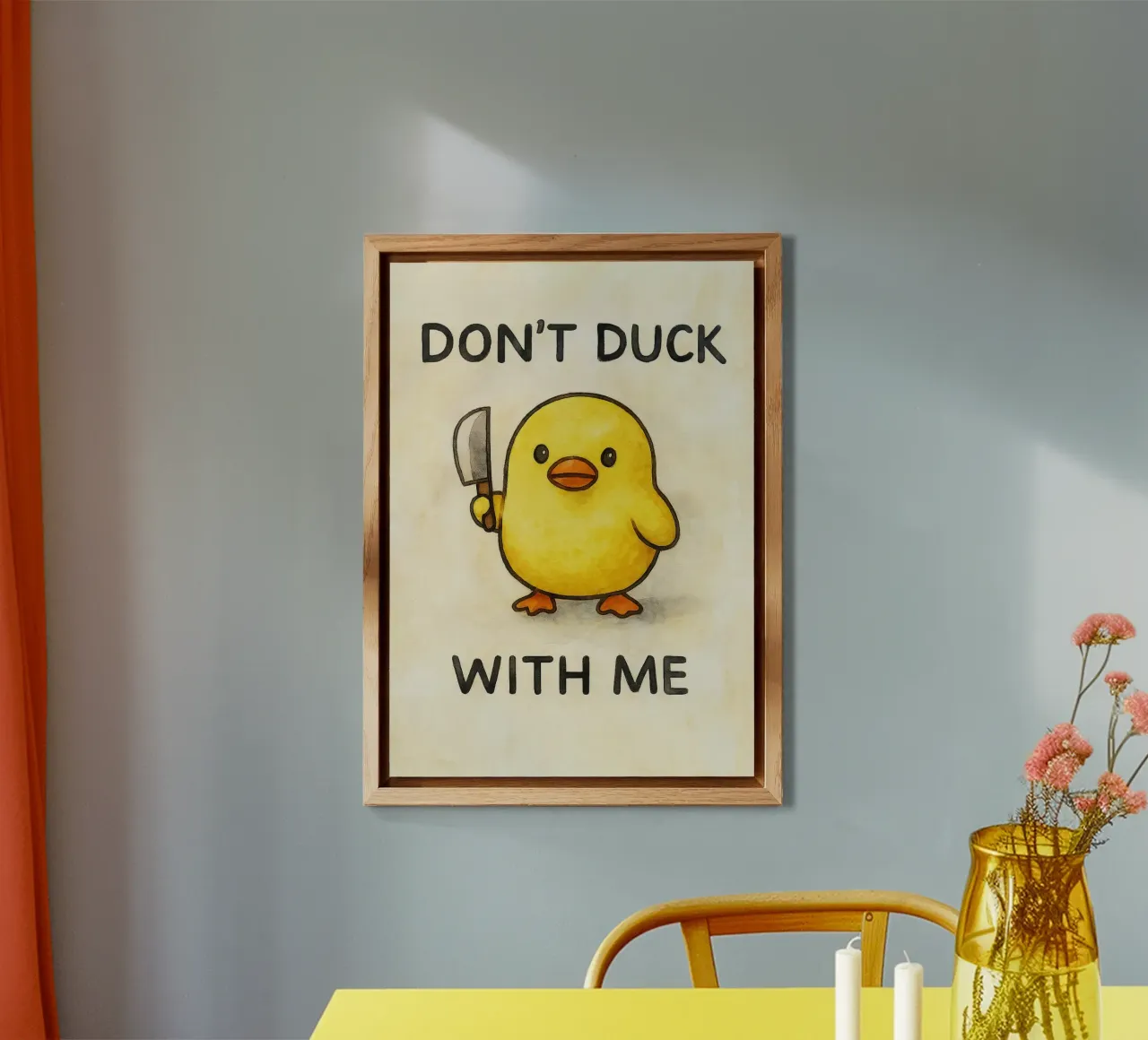 dodont duck with me funny ducknt duck with me funny duck alluminio dibond da cepeducks