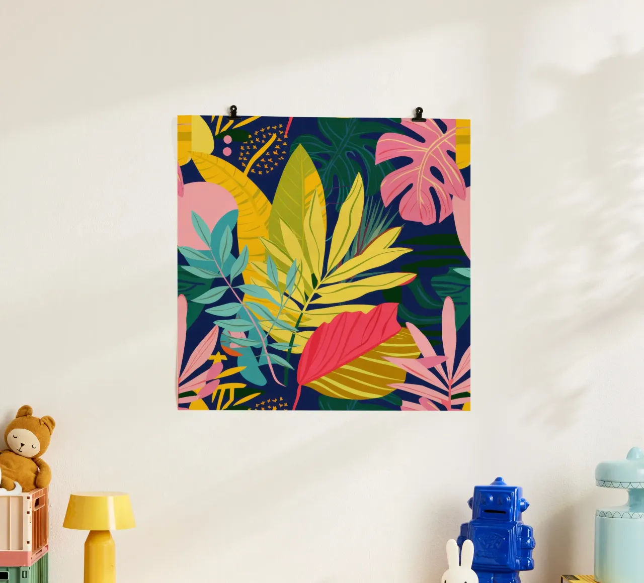 Giungla vibrante illuminata dal sole poster da Heaven Craft