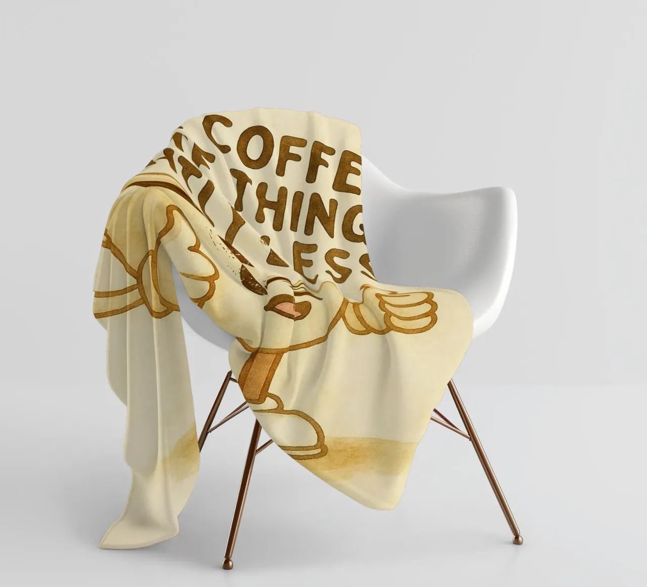 bere caffè per odiare un po' meno le cose coperta in pile da cepeducks
