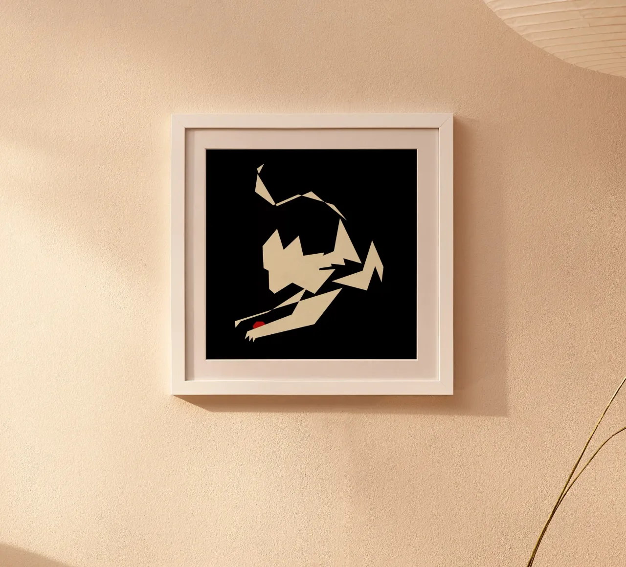 A cat is a cat poster con telaio in legno da Yetiland