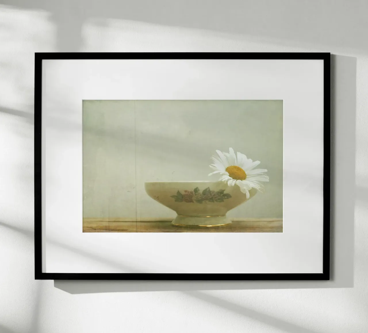 vintage still life poster with aluminum frame by Visuelle Poesie am Wegesrand