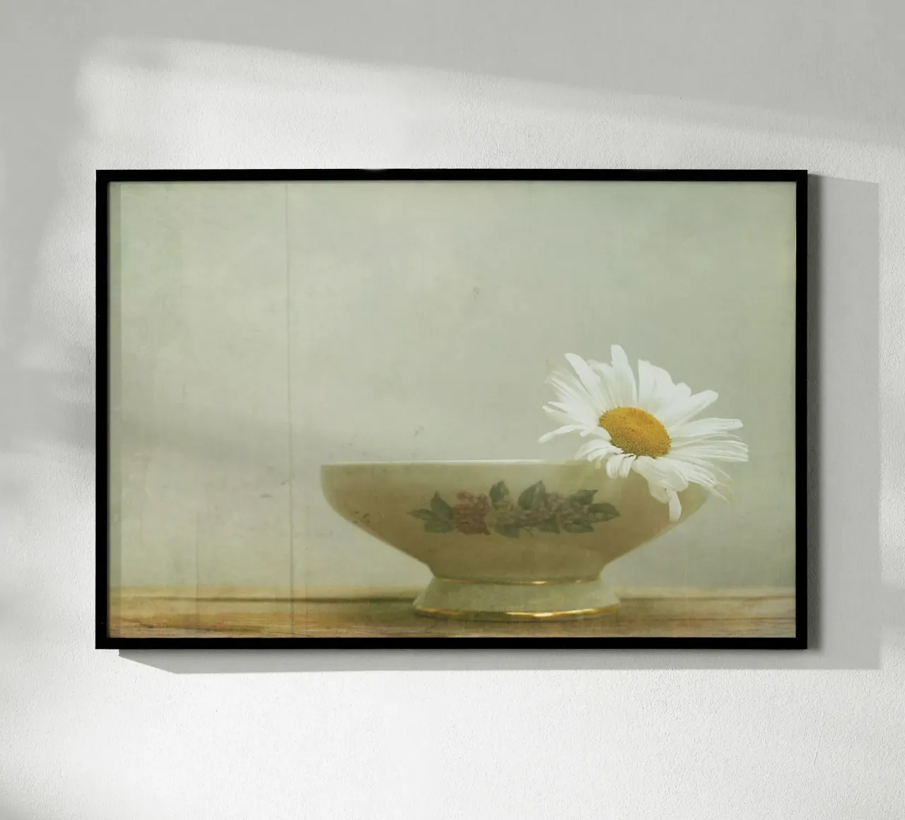 vintage still life poster with aluminum frame by Visuelle Poesie am Wegesrand