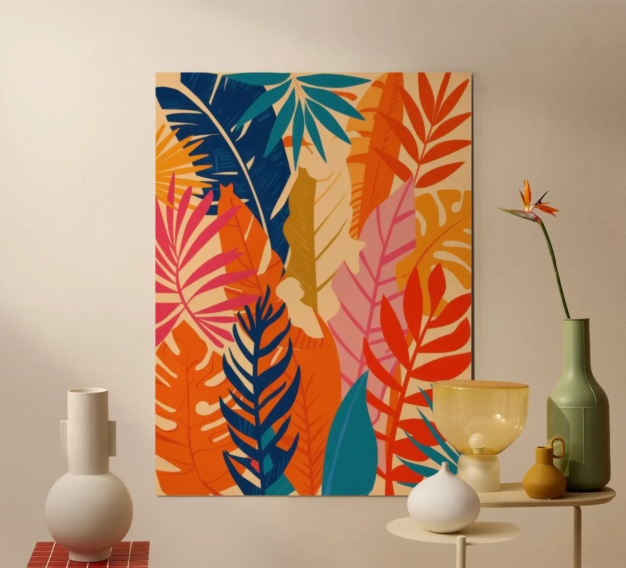 Follaje de selva ardiente poster de Heaven Craft