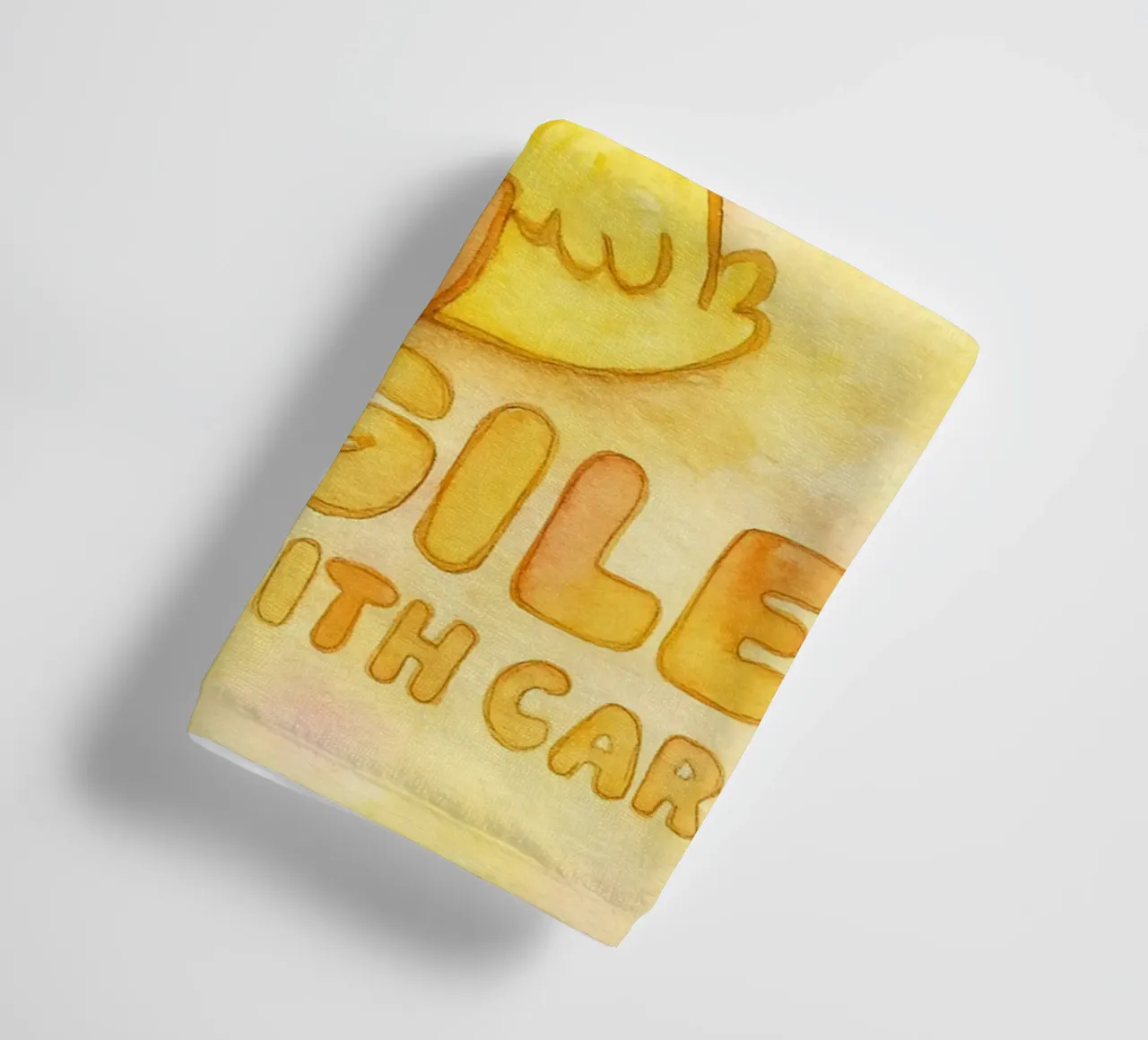 emotionally fragile handle with care funny sad duck towel by cepeducks