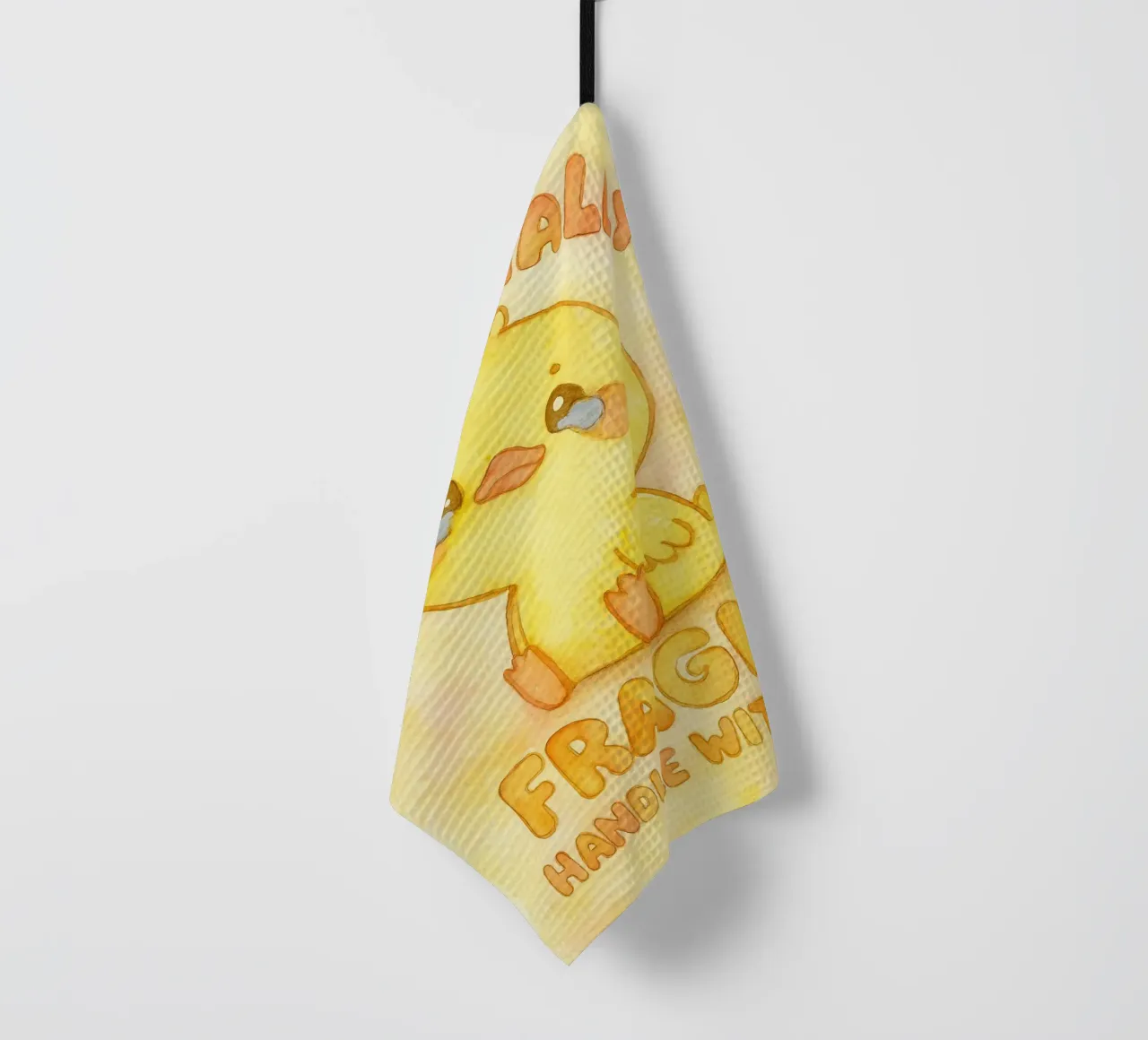 émotionnellement fragile à manipuler avec précaution drôle triste canard torchon de cepeducks