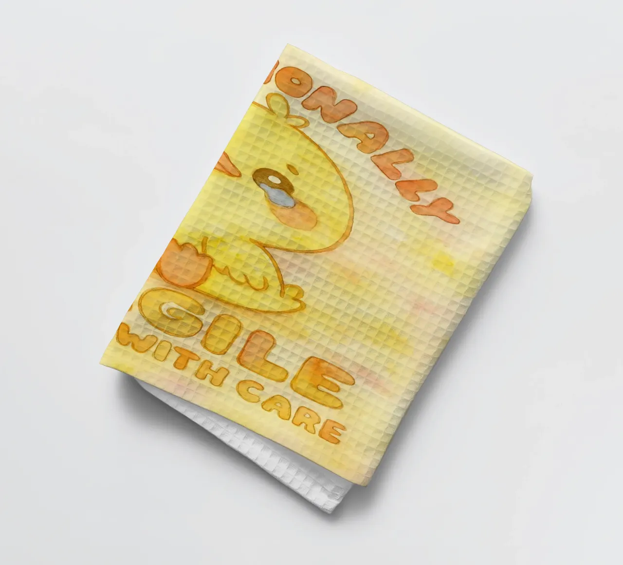 émotionnellement fragile à manipuler avec précaution drôle triste canard torchon de cepeducks