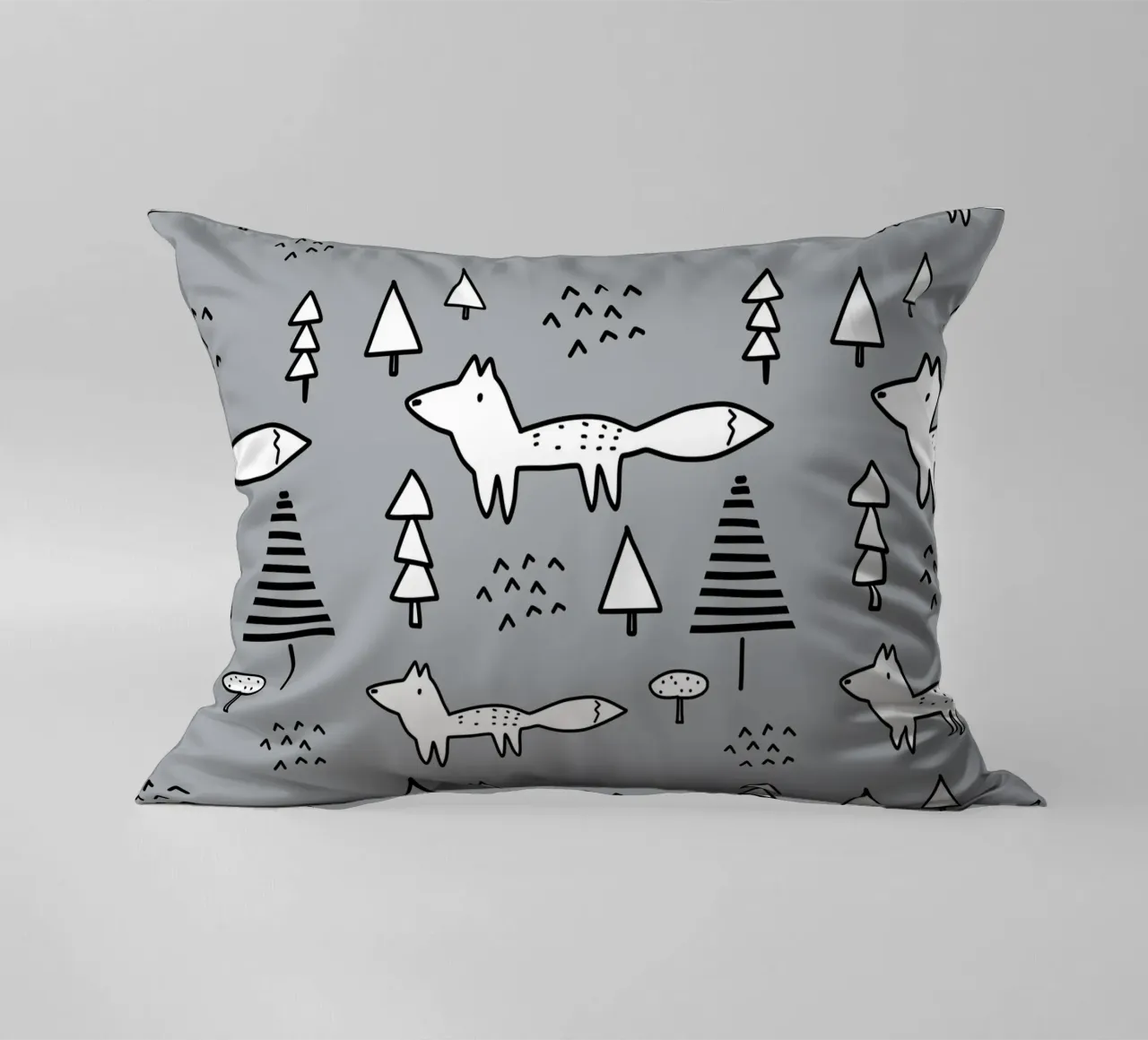 Doodle forest cuscino da BAINAI
