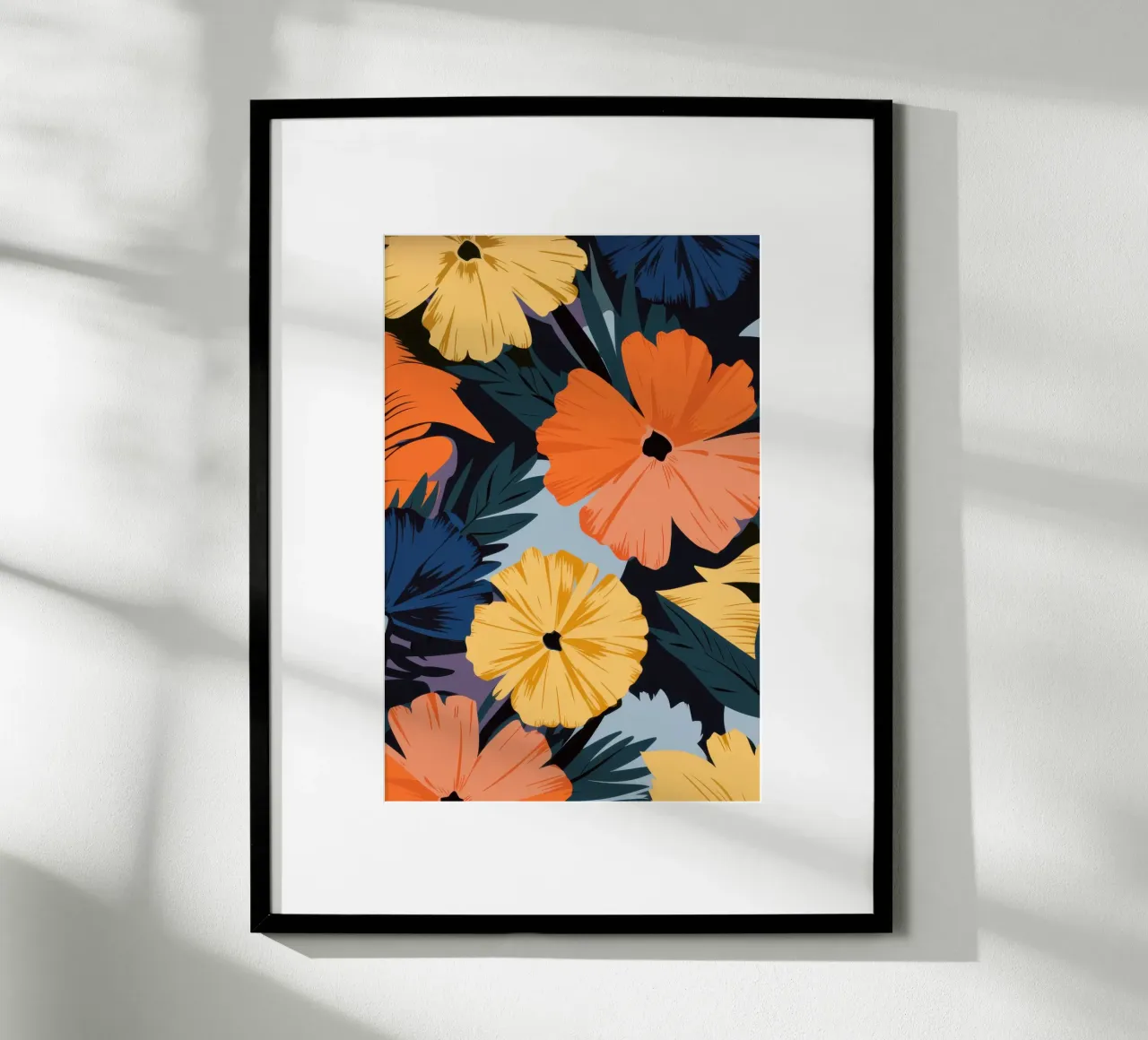 Garza color calendula in grassetto poster da Echo Saber
