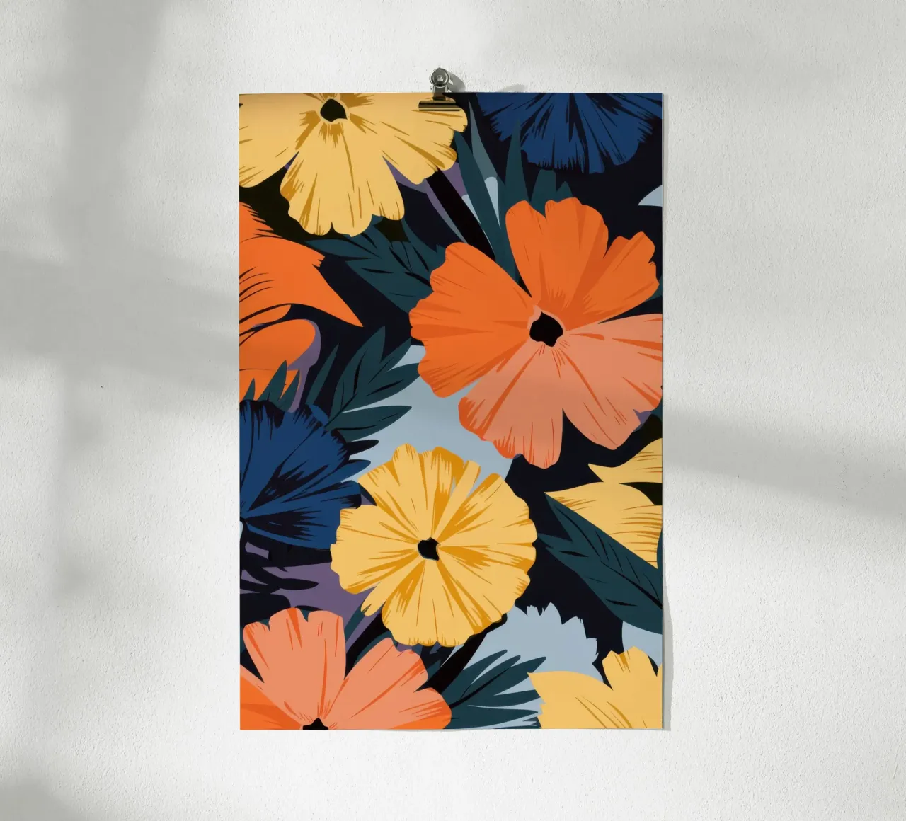 Garza color calendula in grassetto poster da Echo Saber