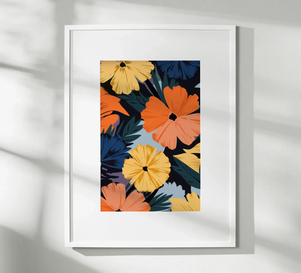 Garza color calendula in grassetto poster da Echo Saber