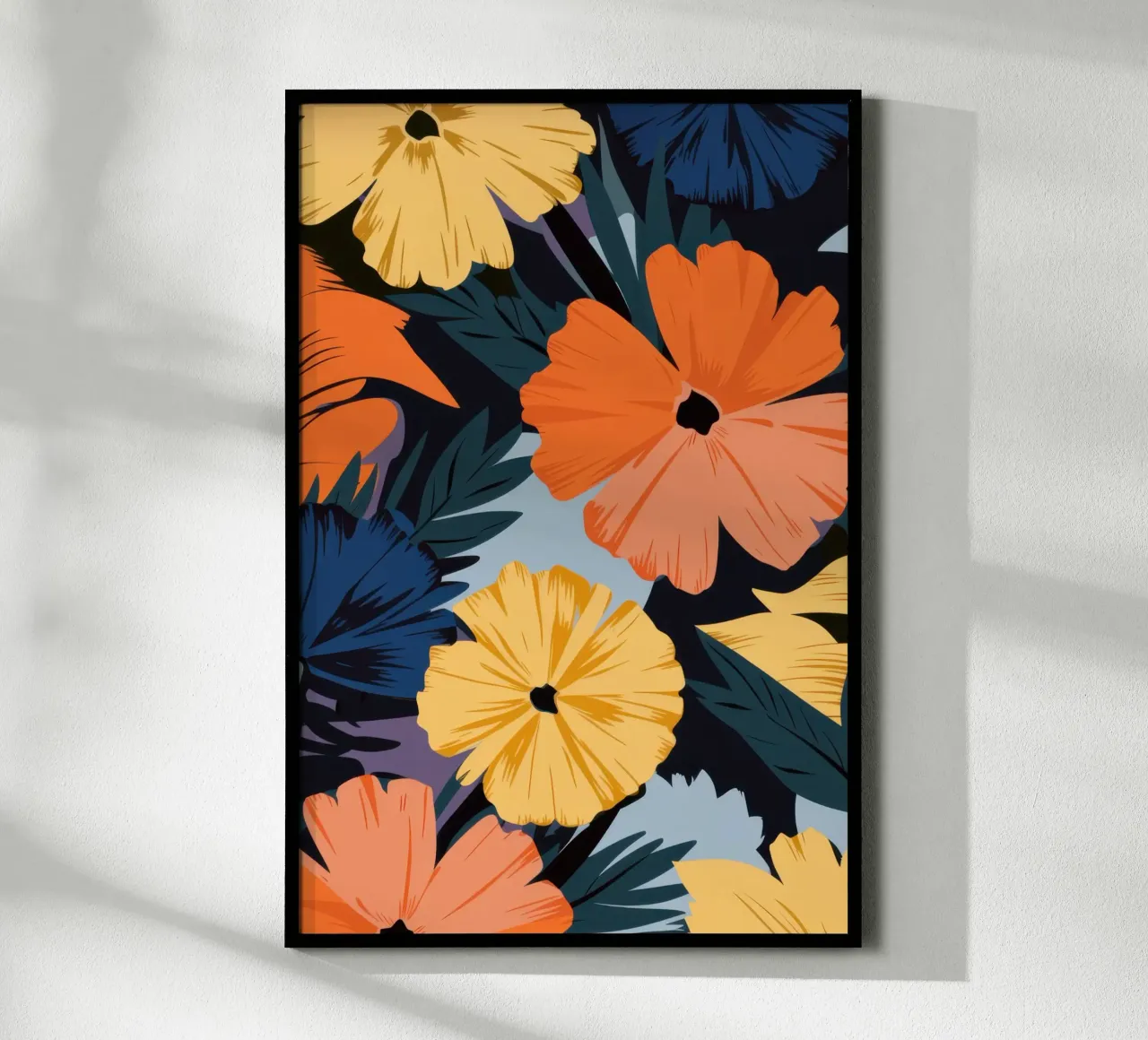 Garza color calendula in grassetto poster da Echo Saber