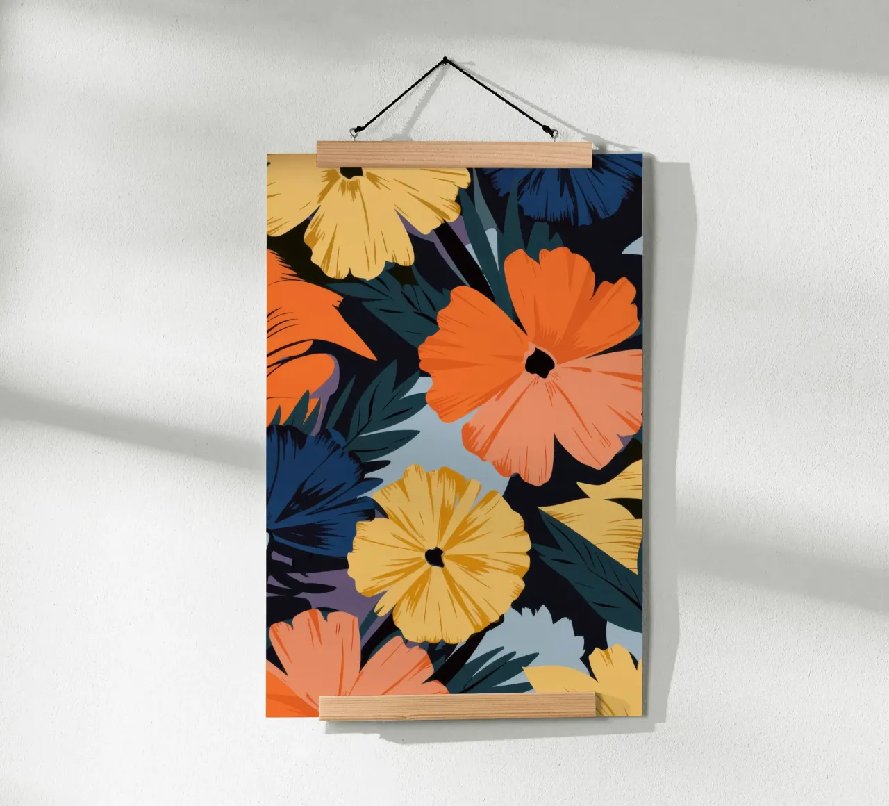 Garza color calendula in grassetto poster da Echo Saber