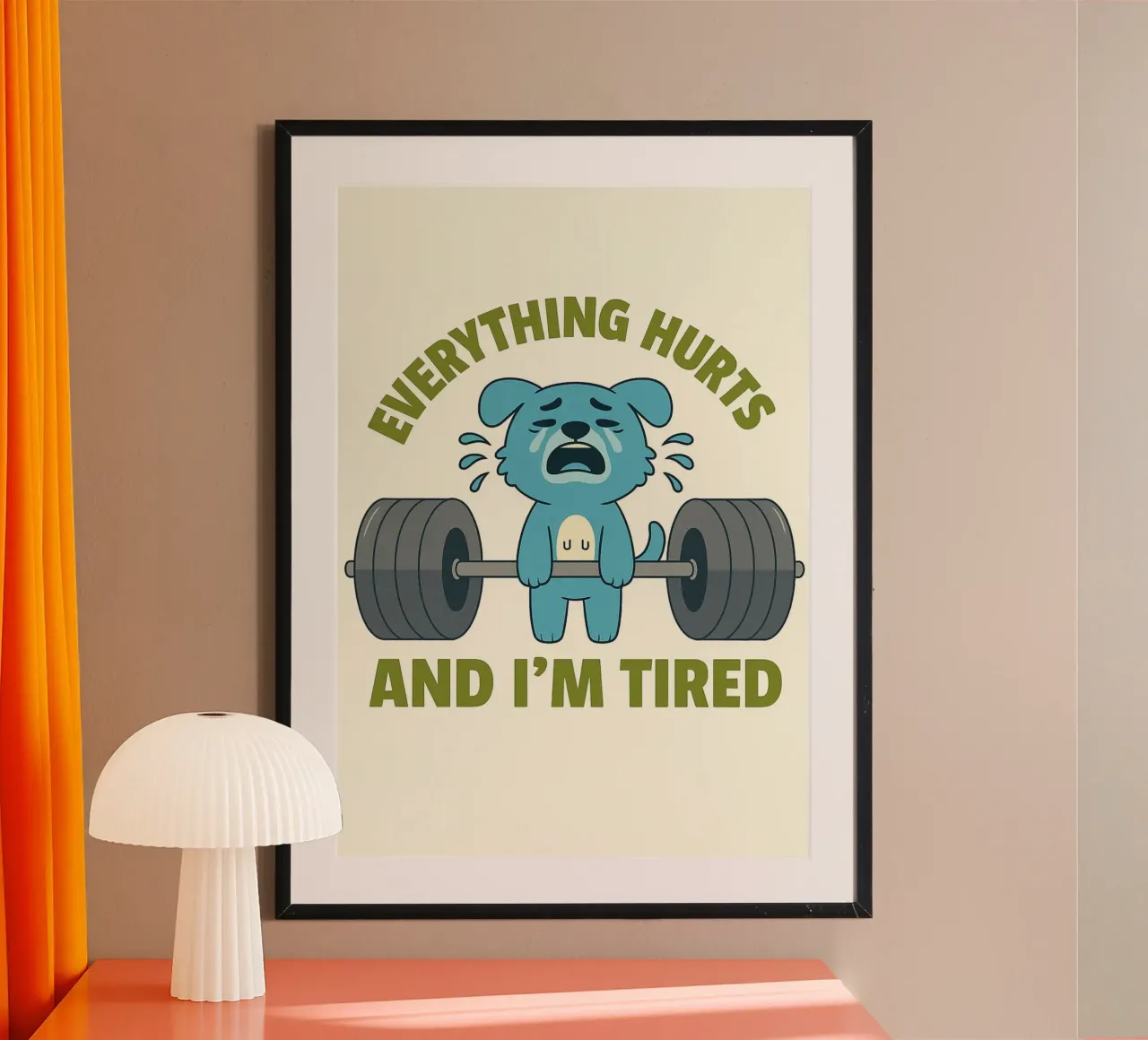 Tutto fa male e sono stanco poster da cepeducks