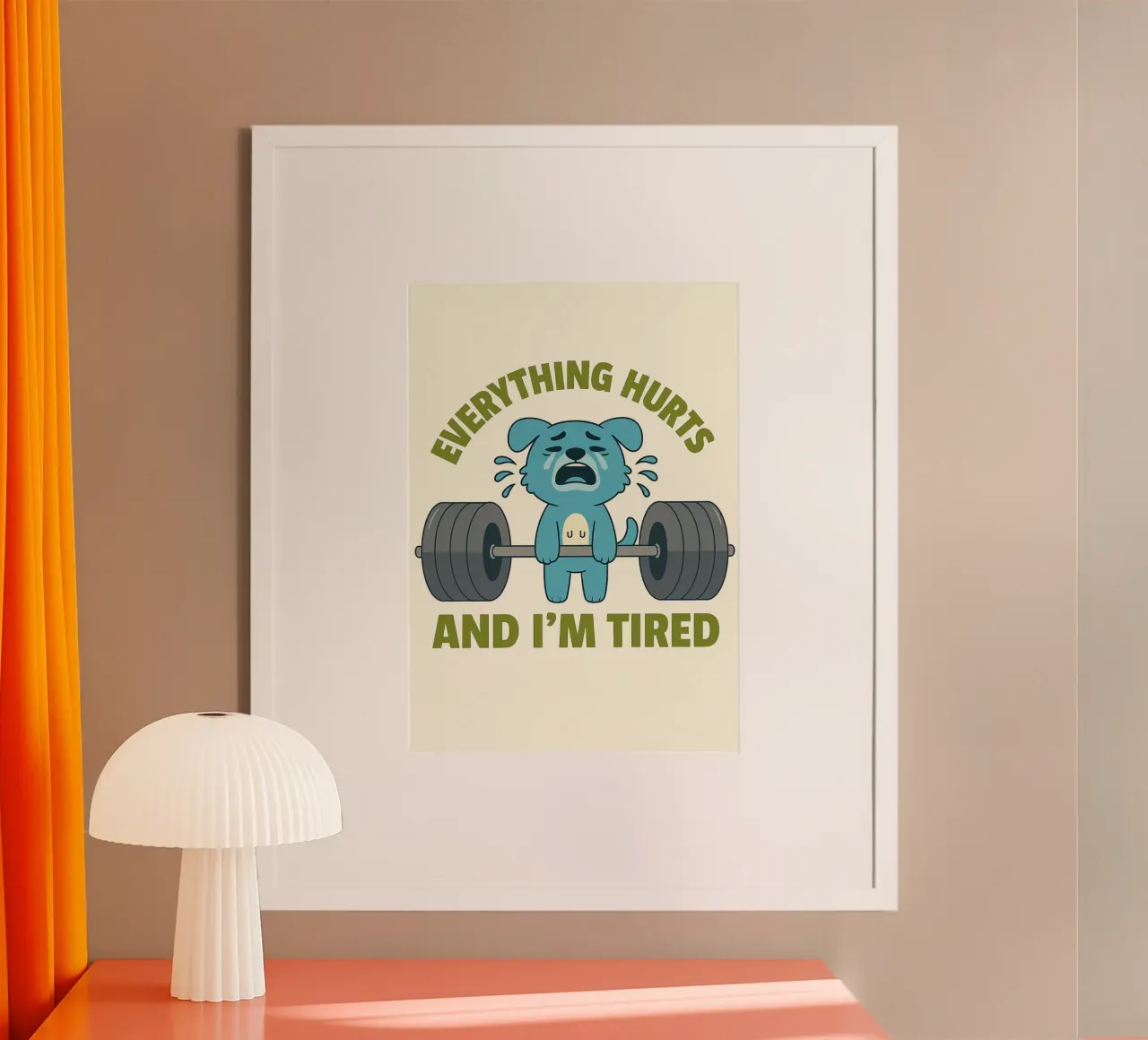 Tutto fa male e sono stanco poster da cepeducks