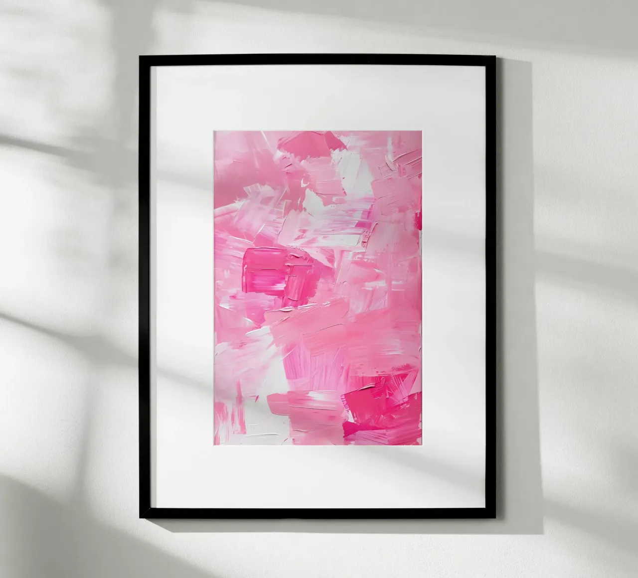 Pinselstriche rosa e rosa poster da Yaso Design & Art