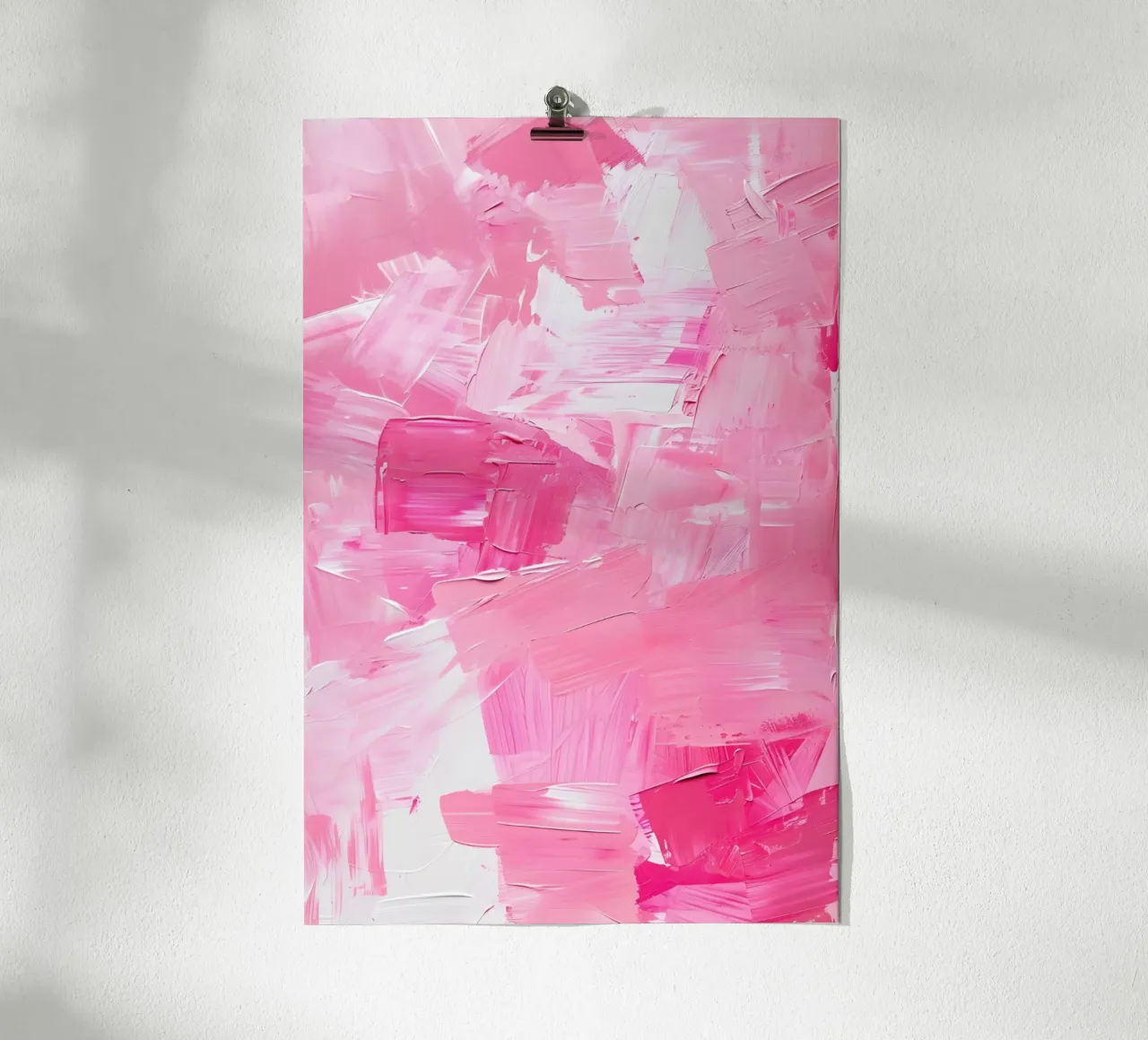 Pinselstriche rosa e rosa poster da Yaso Design & Art