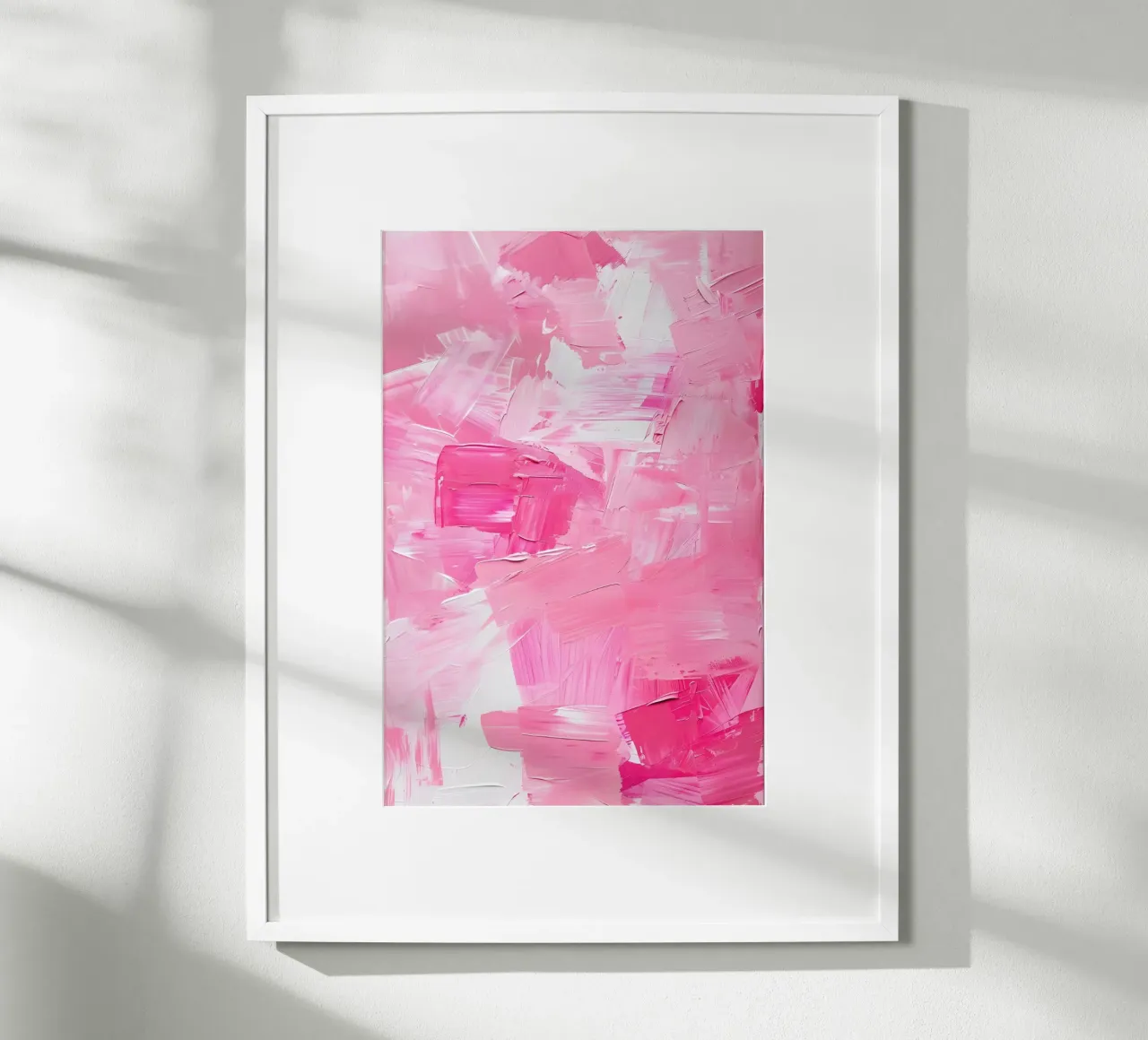 Pinselstriche rosa e rosa poster da Yaso Design & Art