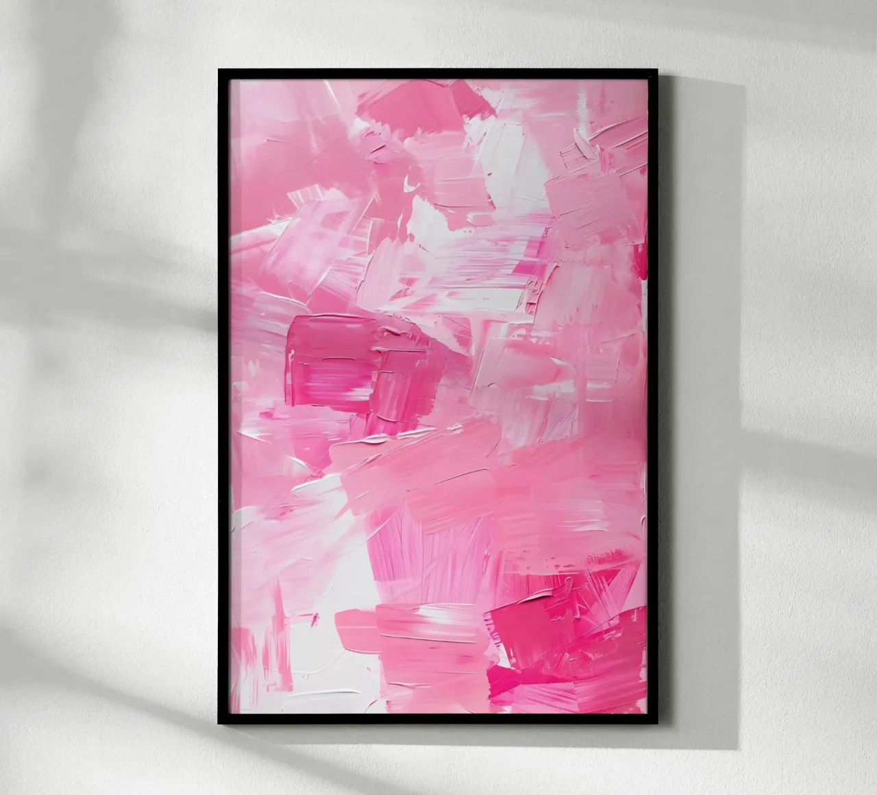 Pinselstriche rosa e rosa poster da Yaso Design & Art