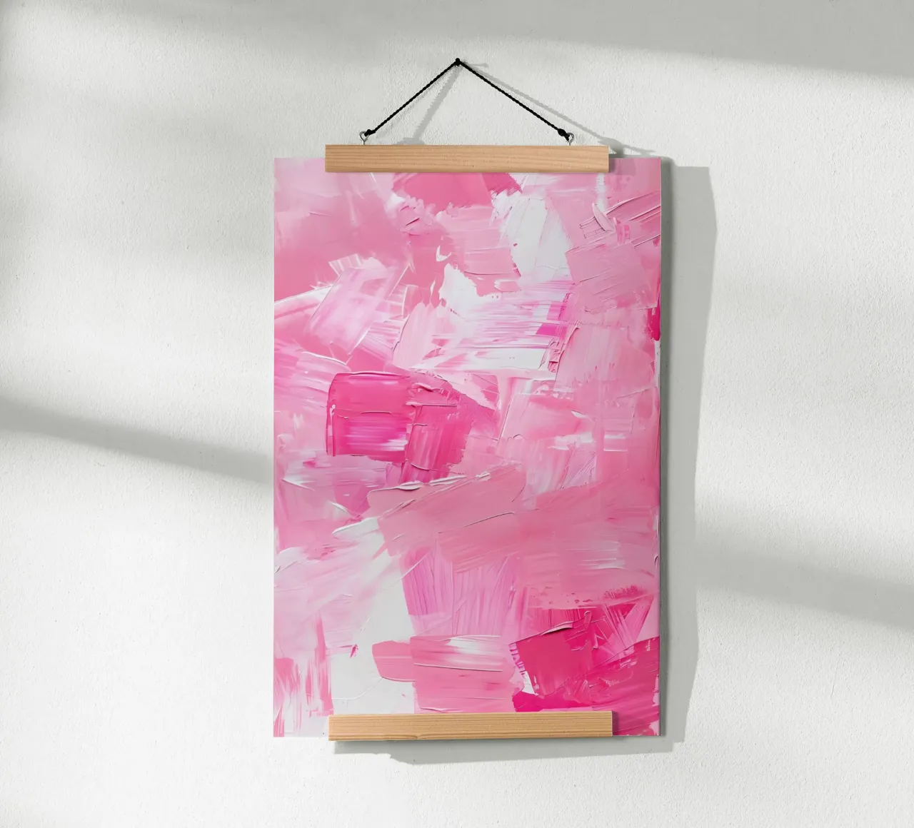 Pinselstriche rosa e rosa poster da Yaso Design & Art