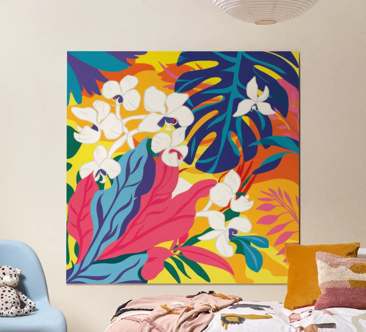Paradiso floreale esotico poster da Heaven Craft