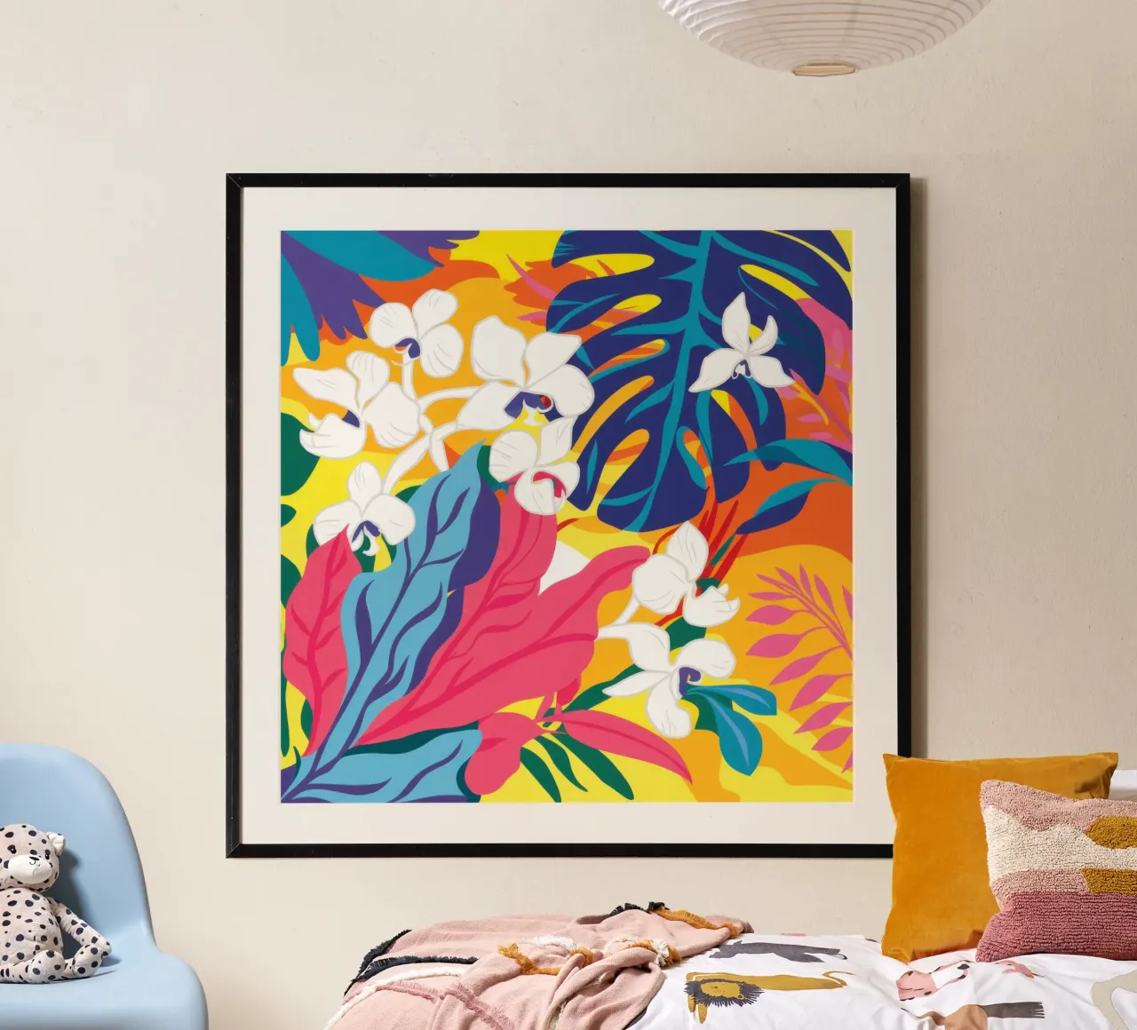 Paradiso floreale esotico poster da Heaven Craft