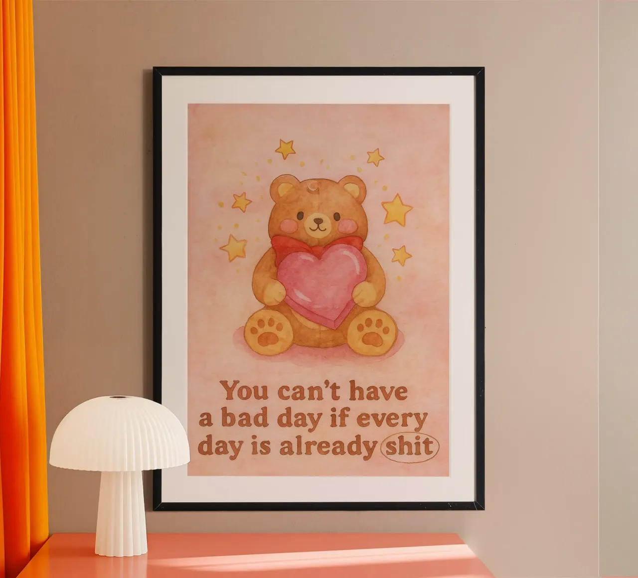 citazioni divertenti sulla bambola orso poster da cepeducks