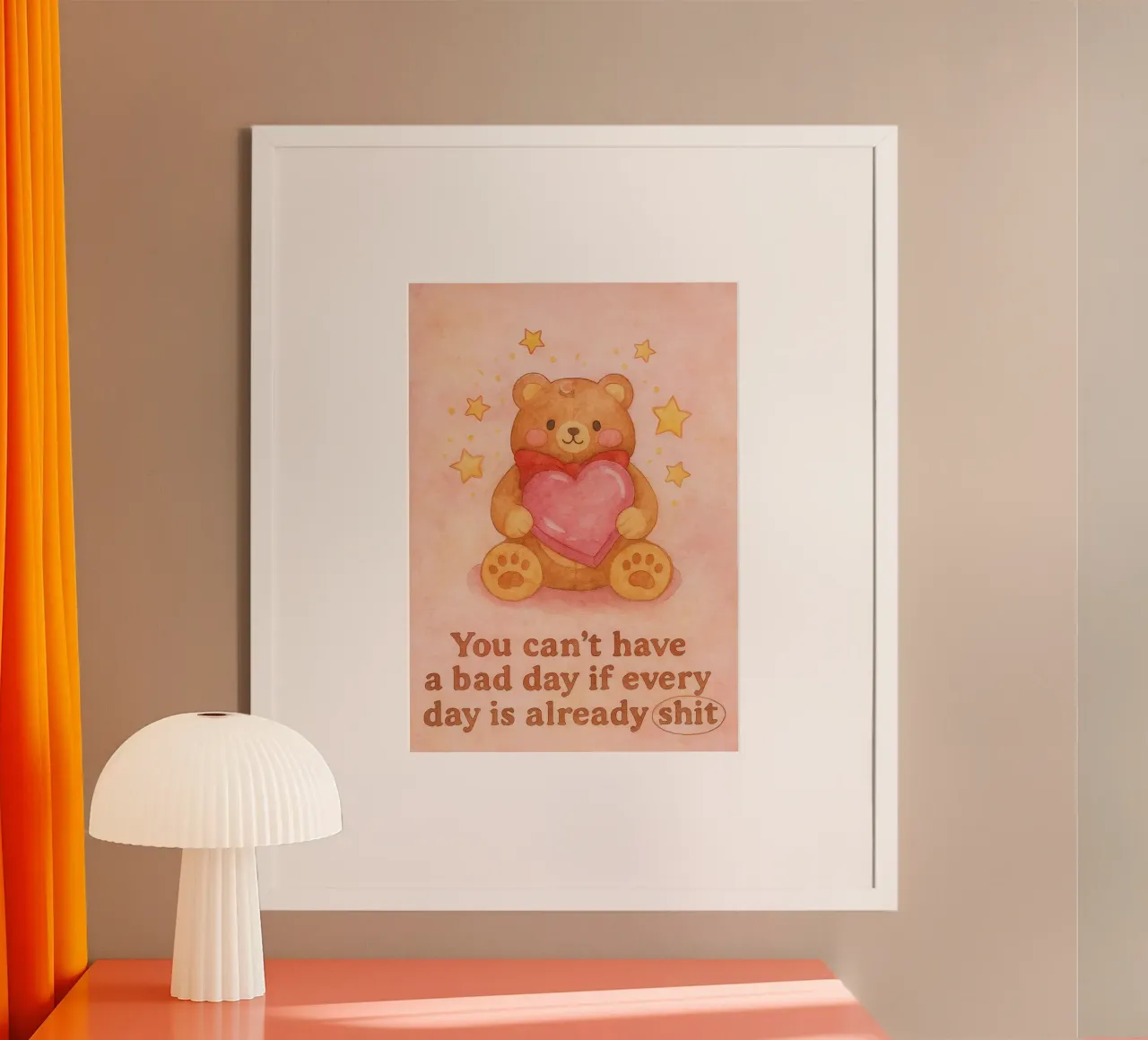 citazioni divertenti sulla bambola orso poster da cepeducks