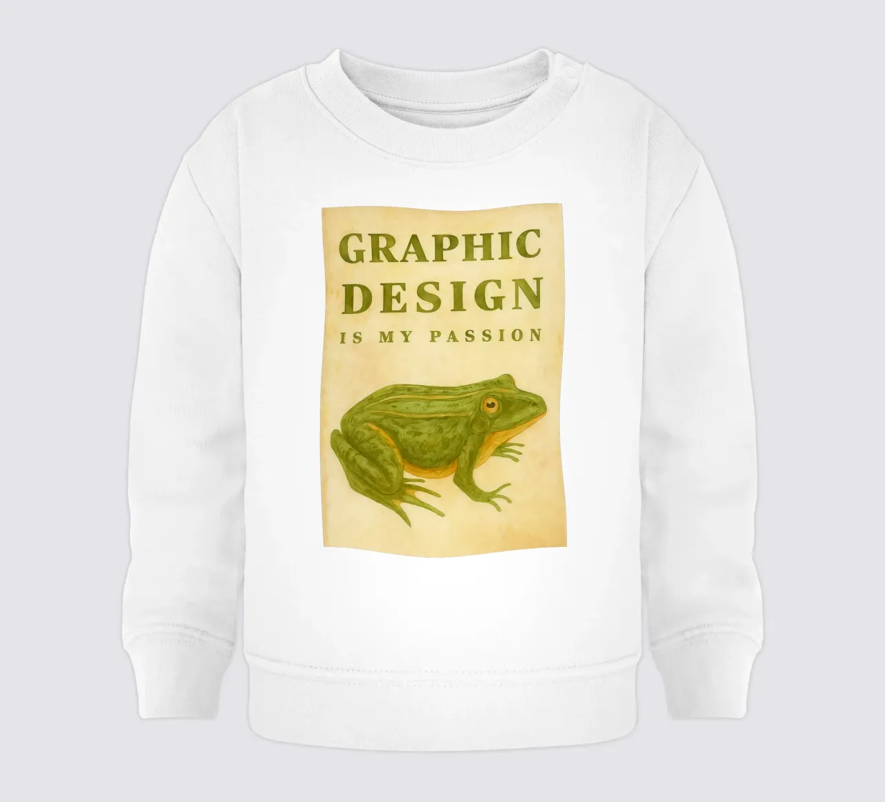 il design grafico è la mia passione felpa neonato da cepeducks
