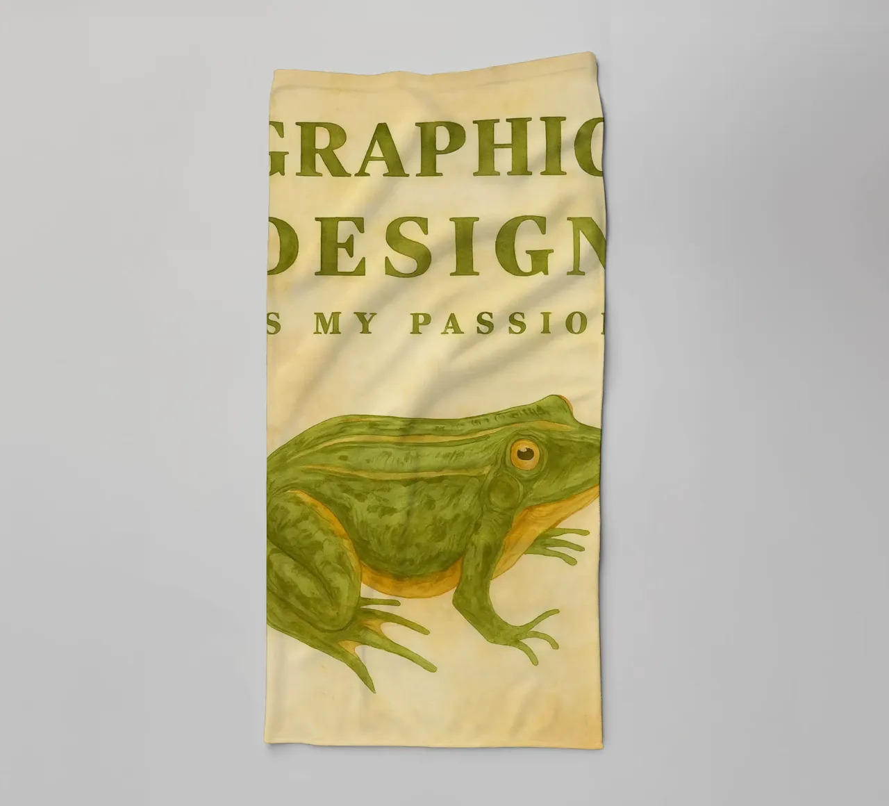 il design grafico è la mia passione asciugamano da bagno da cepeducks