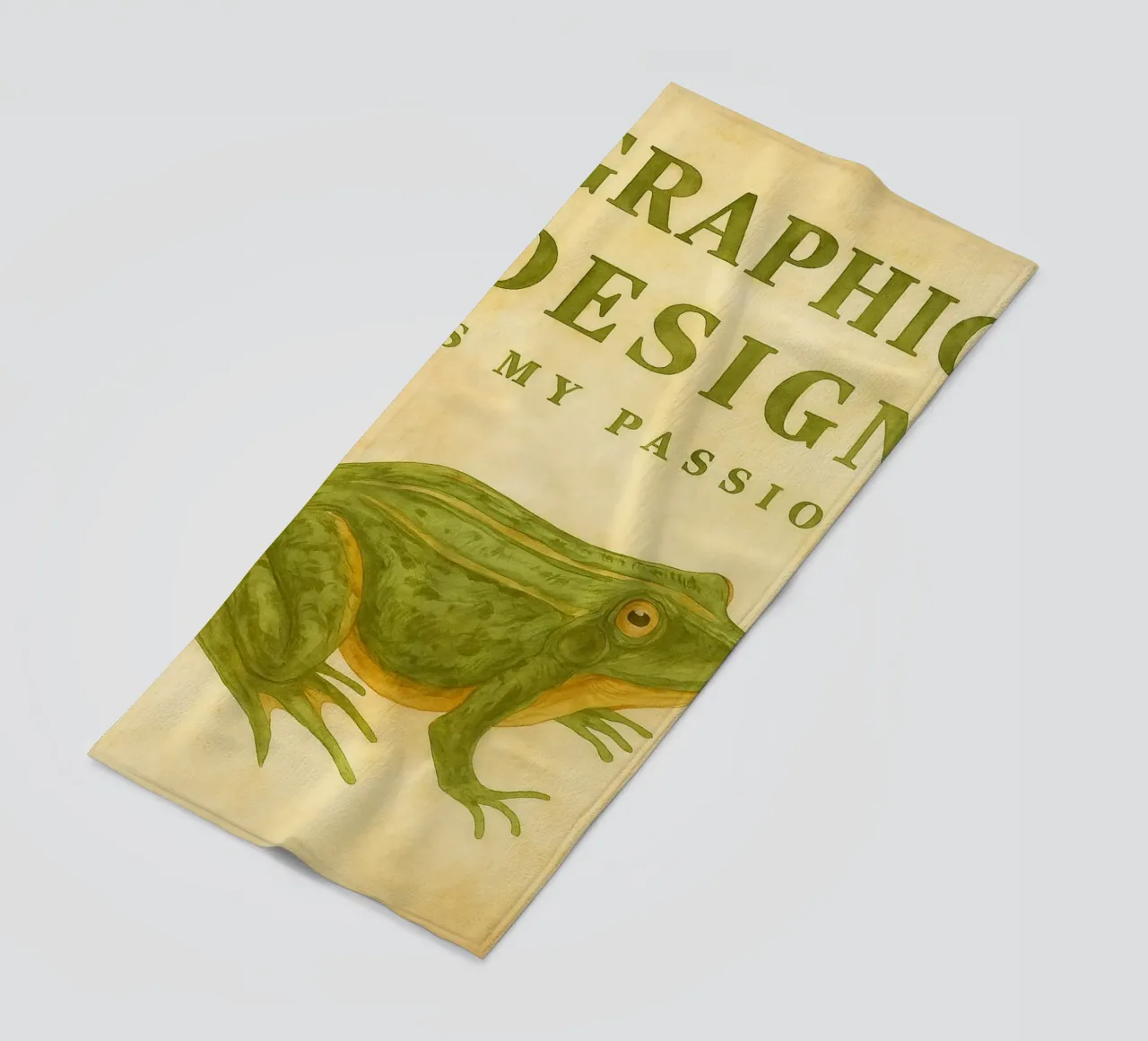 il design grafico è la mia passione telo mare da cepeducks